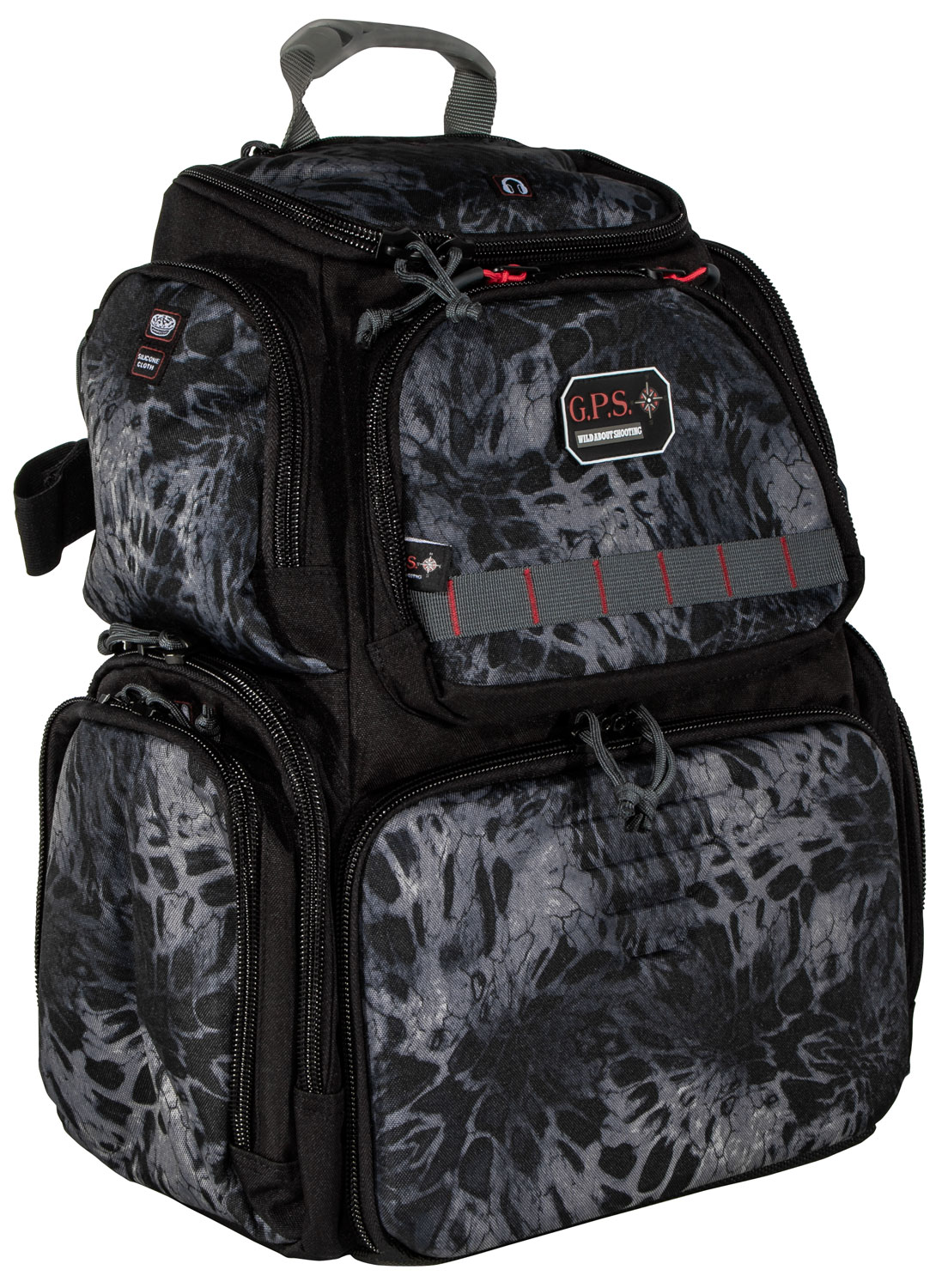 GPS Bags 1711BPPMB Handgunner  PRYM1 Blackout 1000D Nylon Holds 4 Handguns