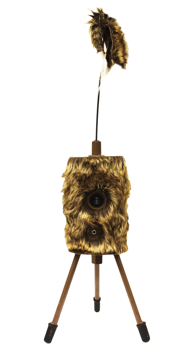 Mojo Outdoors HW2304 Super Critter Predator Decoy, Brown, ABS, AA Battery