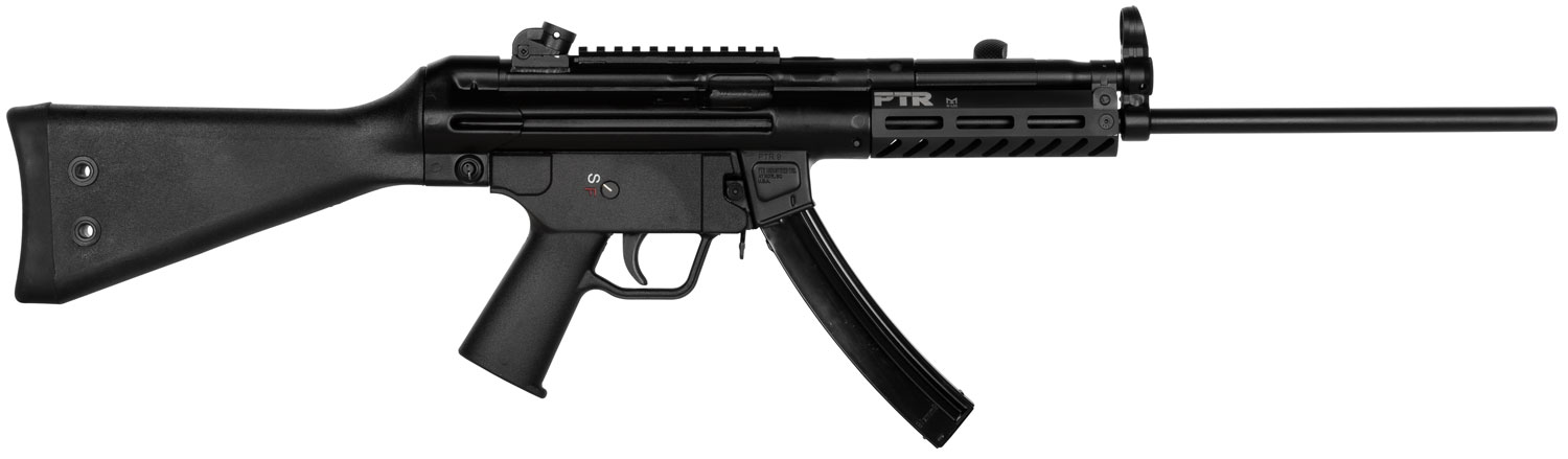 PTR 608 9R 9mm Luger 16.20" 30+1 Black M-LOK Scope Mount-img-0