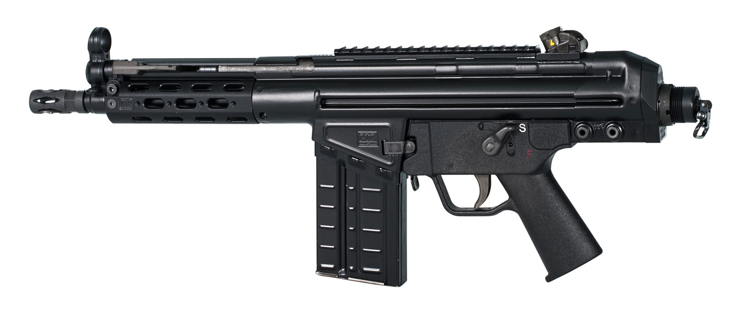 PTR 105 PDWR  7.62x51mm NATO 20+1 8.50 Black M-LOK Handguard, Black Aluminum Picatinny Rail Receiver, Black Polymer Grip