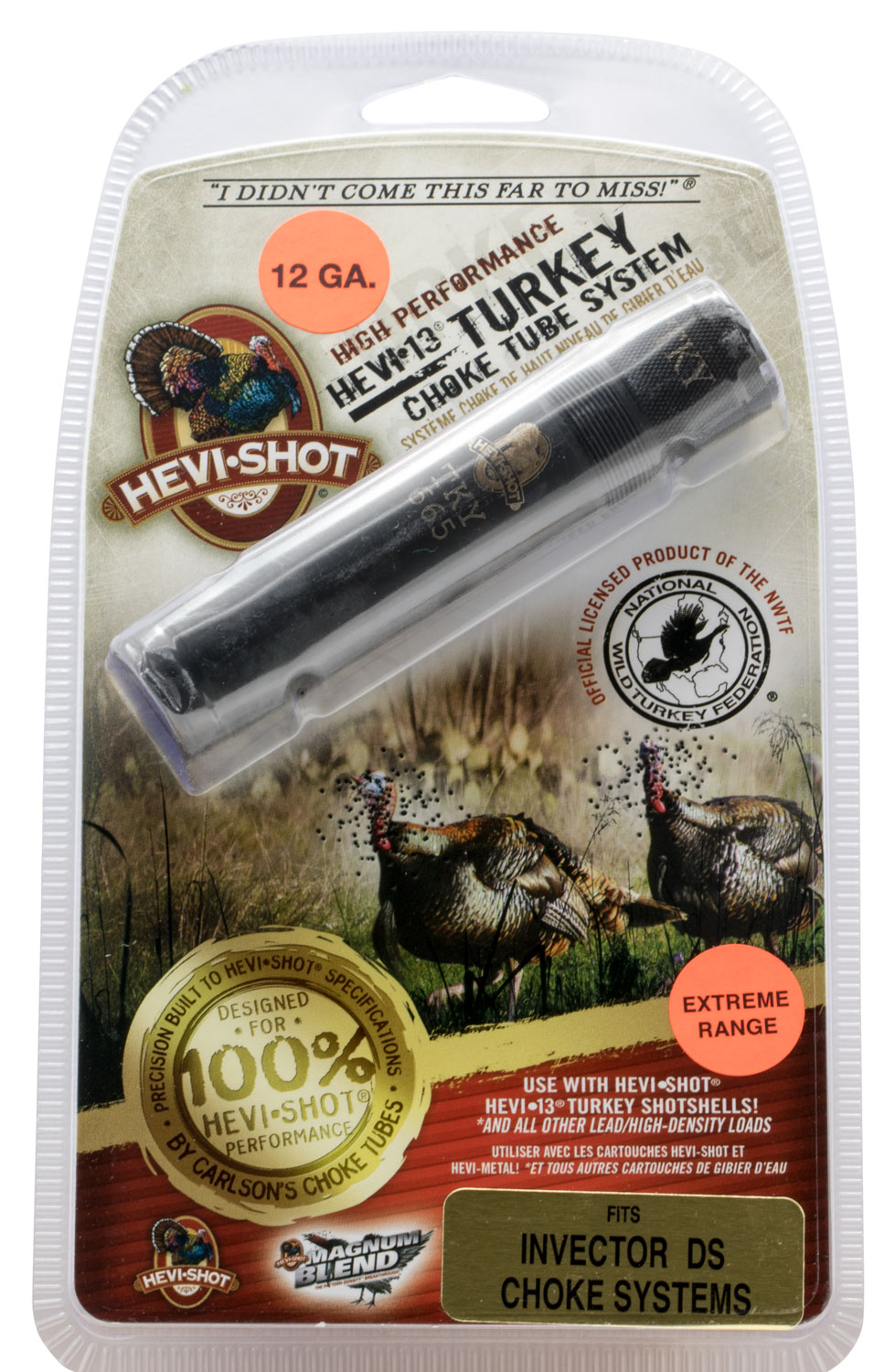 HEVI-Shot 84531 Hevi-Choke Turkey 12 Gauge Invector-DS Non-Ported Tube