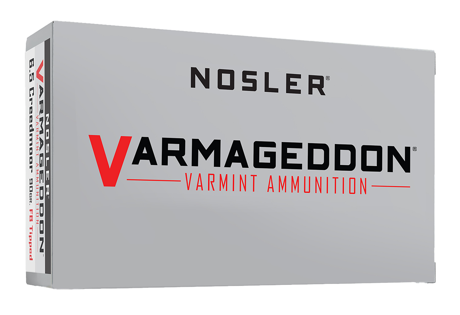 Nosler 65175 Varmageddon 6.5 Creedmoor 90 Grain Flat Base Tipped 20 Rounds