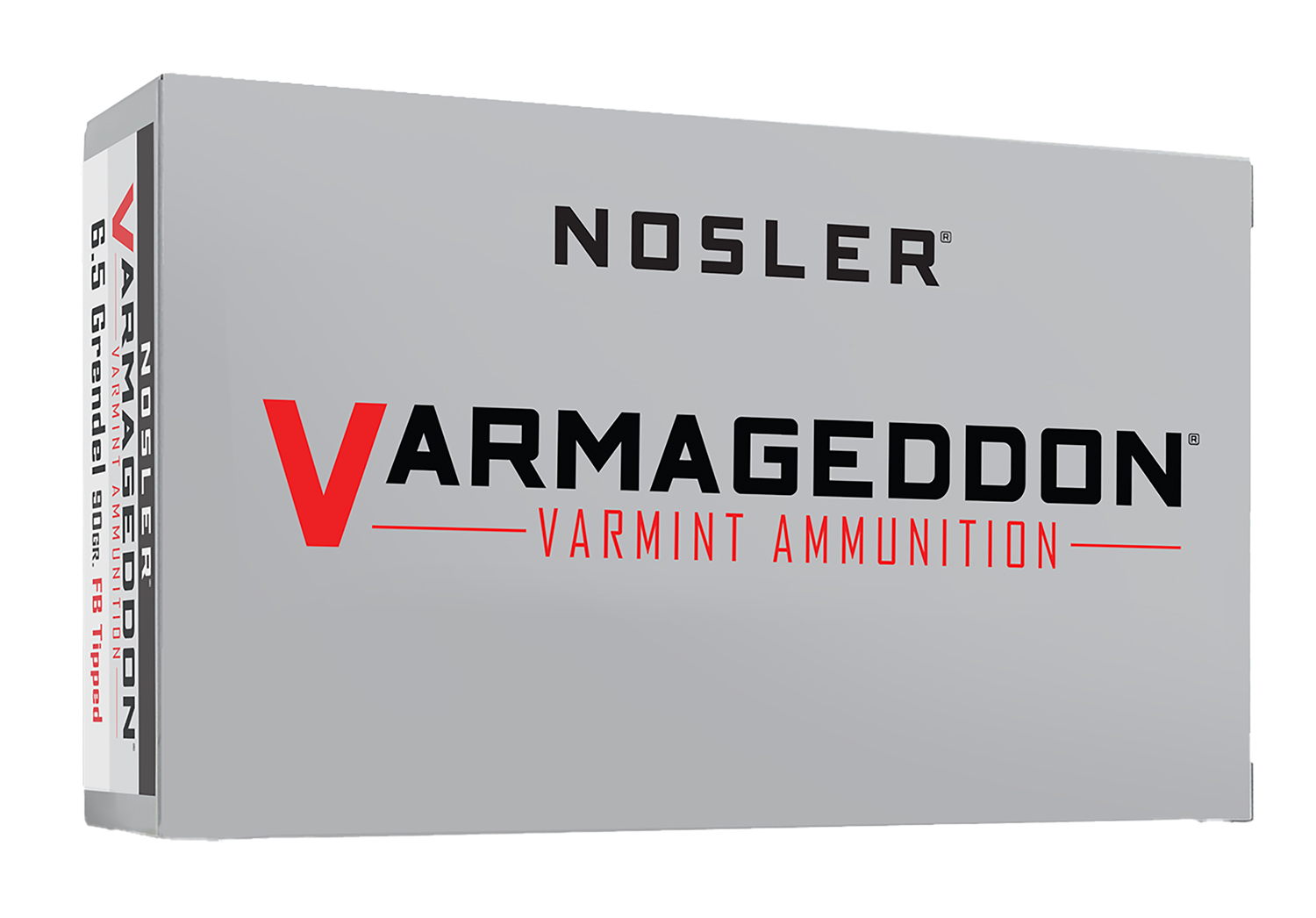 Nosler Varmageddon 6.5 Grendel 90 gr Flat Base Tipped 20 Rounds Per Box - Nosler - FLAT BASE TIPPED