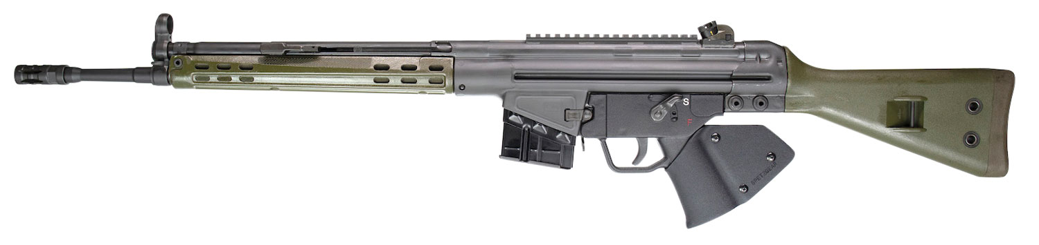 PTR 91 400 Gi-200002 Gir 308 18In Prk Scp Mnt Grn Ca Rifle NIB-img-0