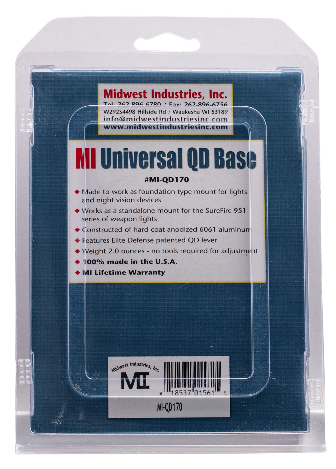 Midwest Industries MIQD170 – Proven Red Dot Mount 7 Midwest Industries MIQD170 additional view