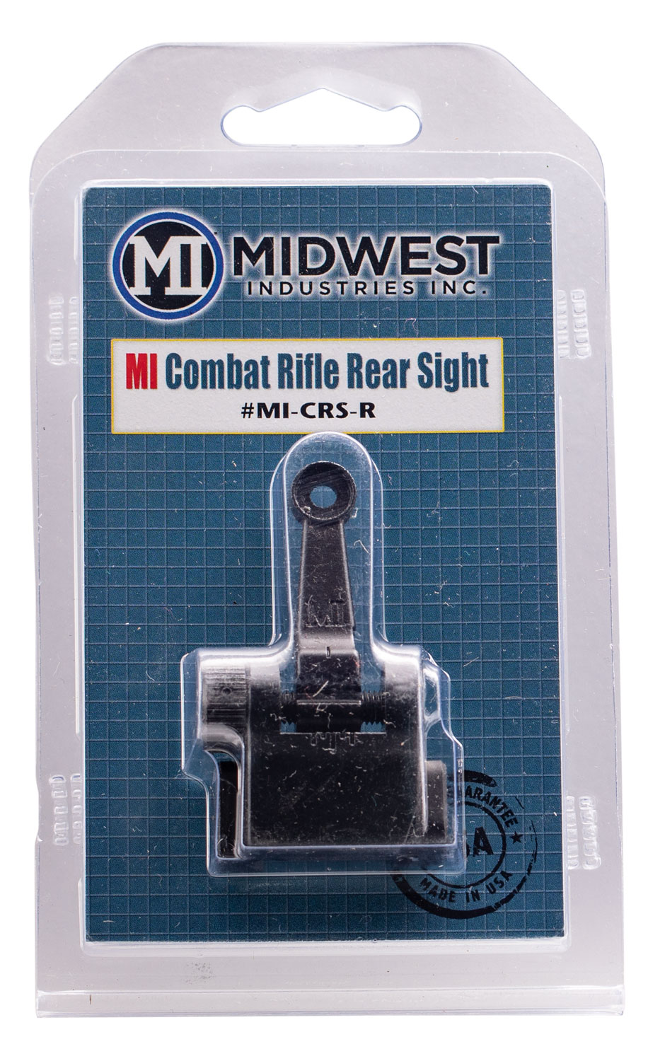 Midwest Industries MICRSR Combat Rifle Rear Flip Sight  Black for AR-15, M16, M4 Midwest Industries MICRSR Combat Rifle Rear Flip Sight  Black for AR-15, M16, M4