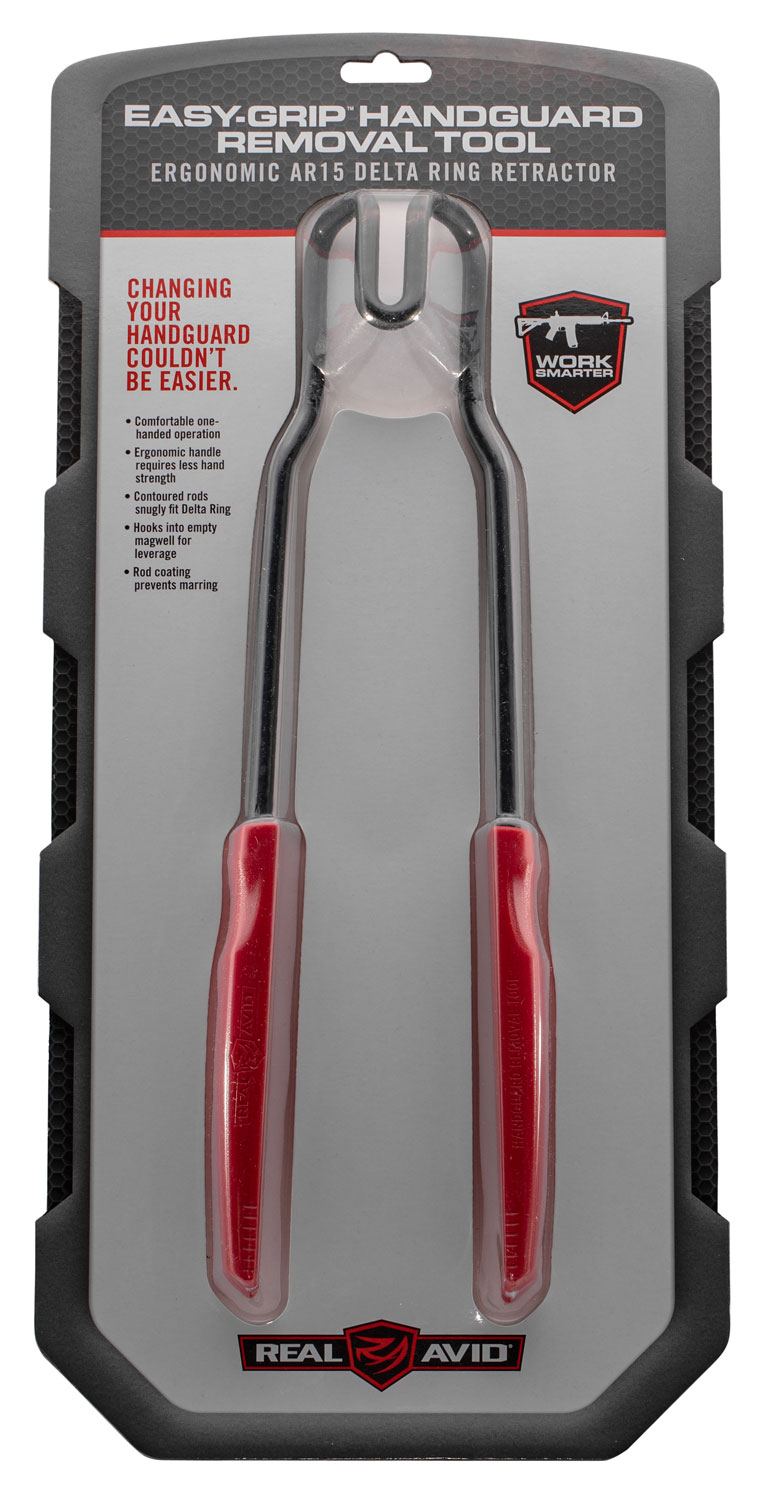 Real Avid AVEGHRT Easy Grip Handguard Removal Tool for AR15/M16 Red - Real Avid