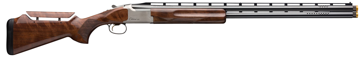 Browning Citori CXT White Shotgun 12 ga. 30 in. Walnut 3 in. Slvr/Blue Adj Comb P+