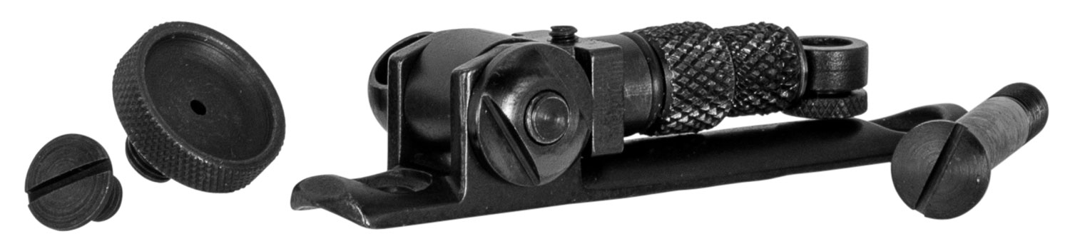 Lyman 3902095 No. 2 Tang Sight Black Folding for Henry Lever Actions-img-0
