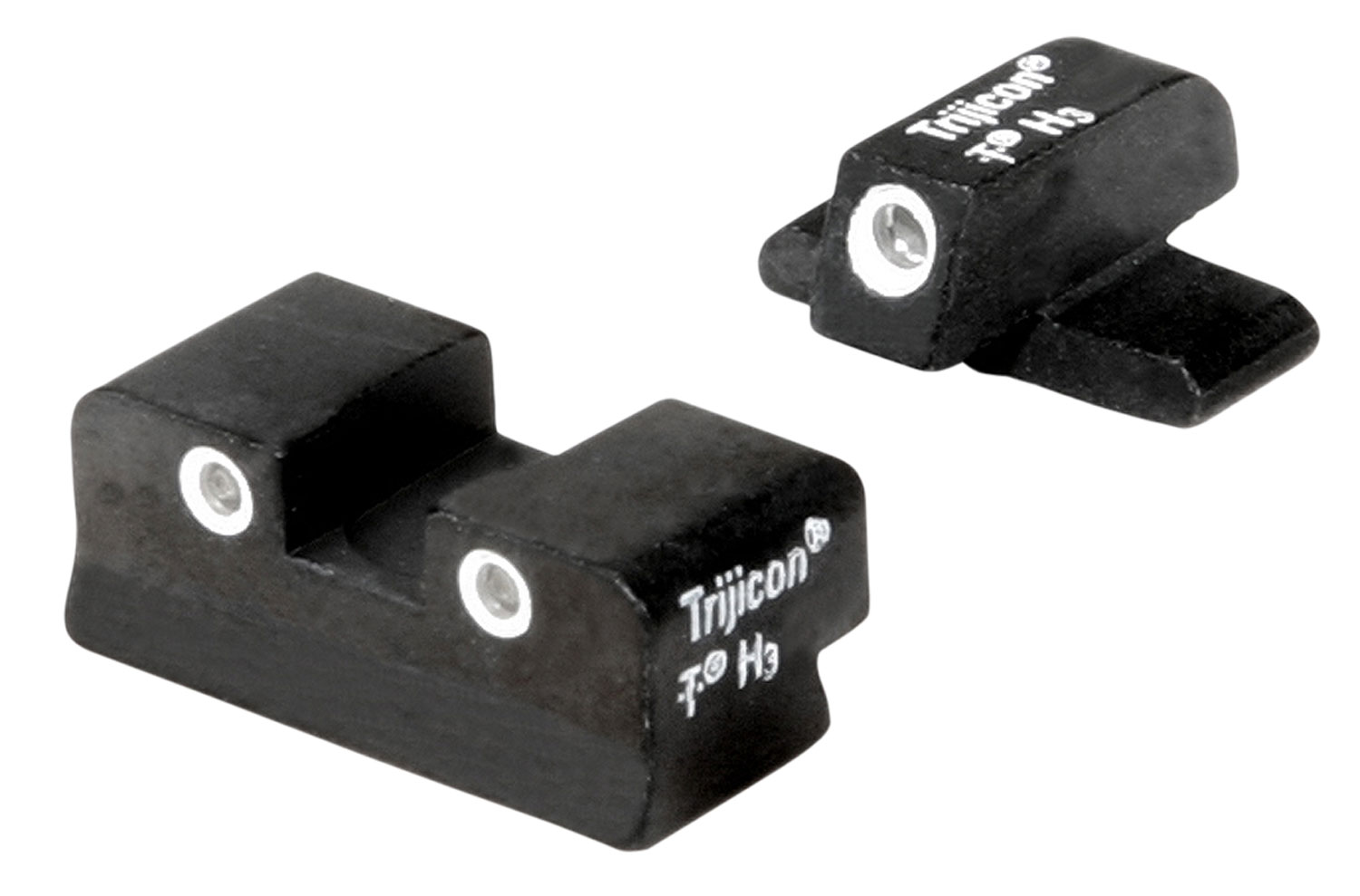 Trijicon 600988 Bright & Tough Night Sights  Green/Tritium White Outline Front Sight-Green/Tritium White Outline Rear Sight FN509