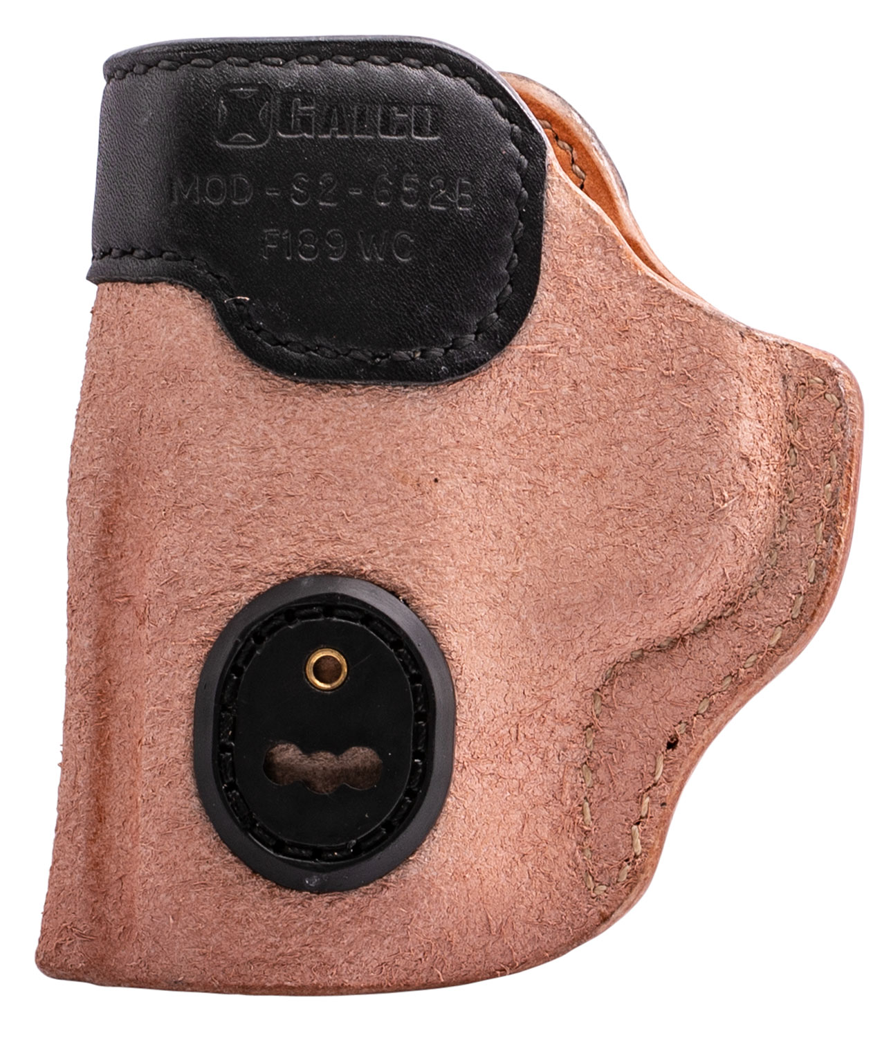 Galco S2652B Scout 3.0 IWB Holster Natural/Black Leather Ambidextrous