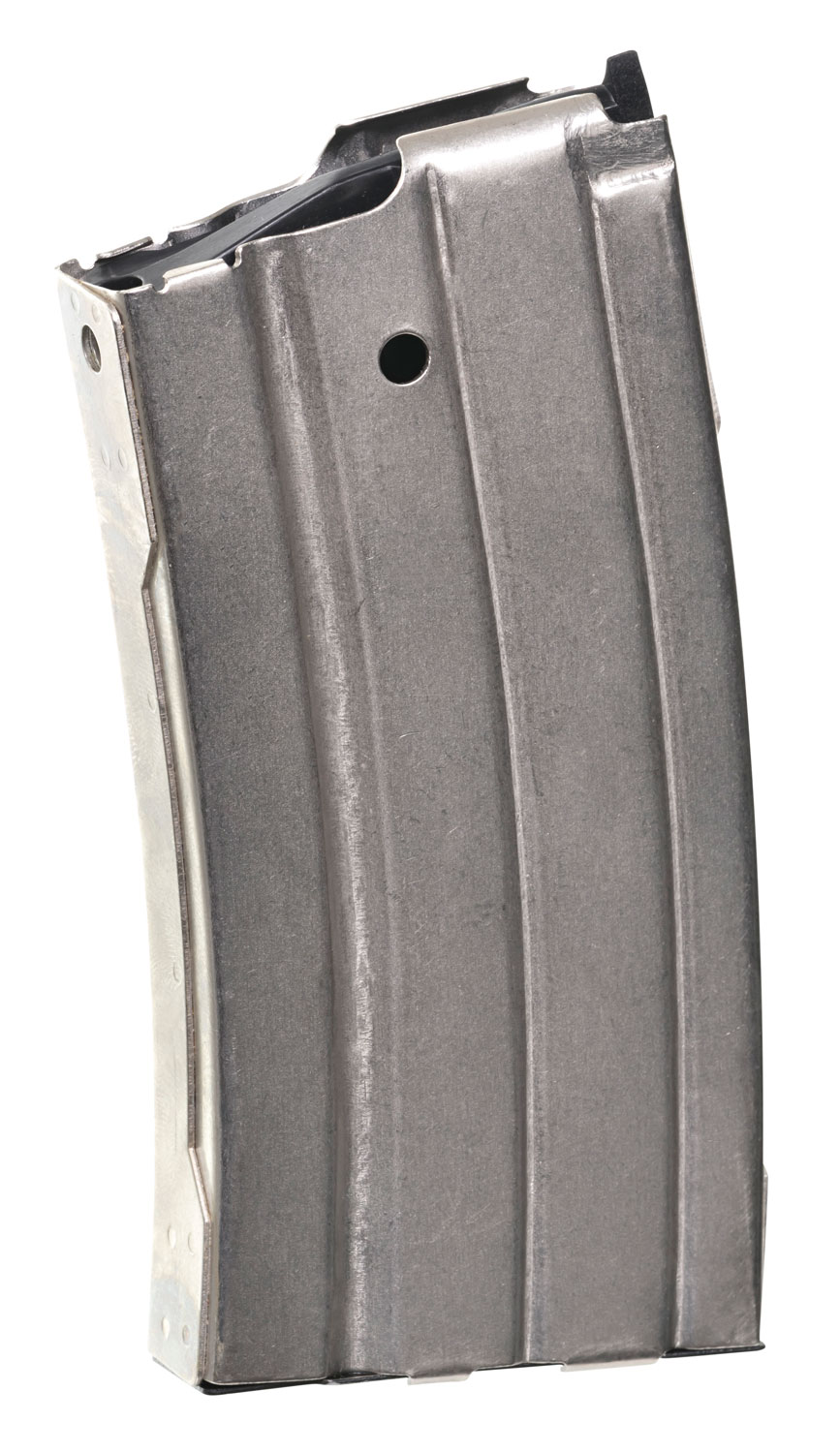 ProMag RUGA1N Nickel Plated 20-Round Magazine, .223 Rem/5.56, Ruger Mini-14 Compatible, Heat-Treated Steel, USA Made