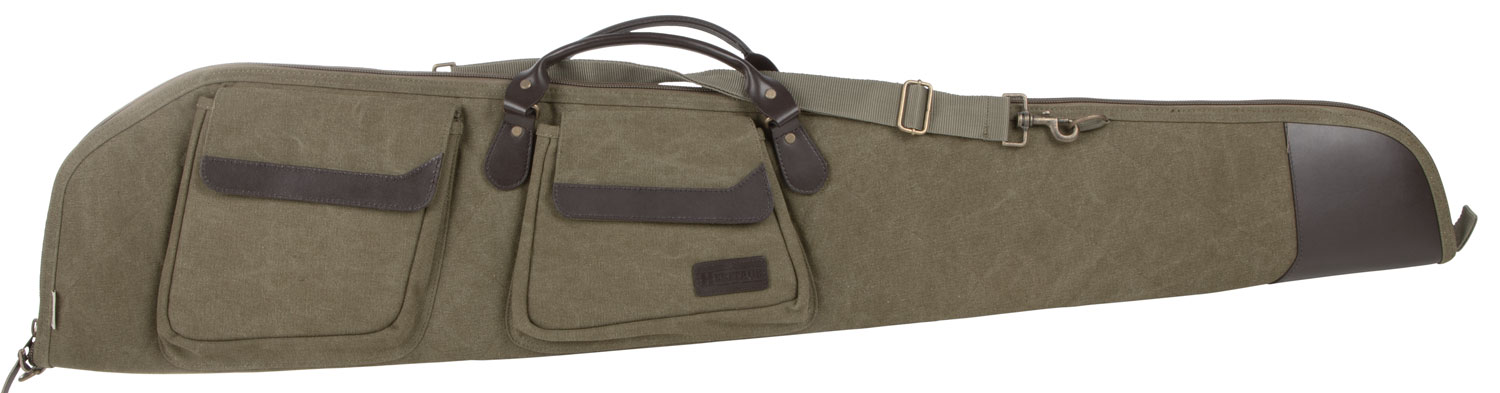 Allen 541-48 Rifle Case 48 in Olive Cotton Canvas Leather Trim