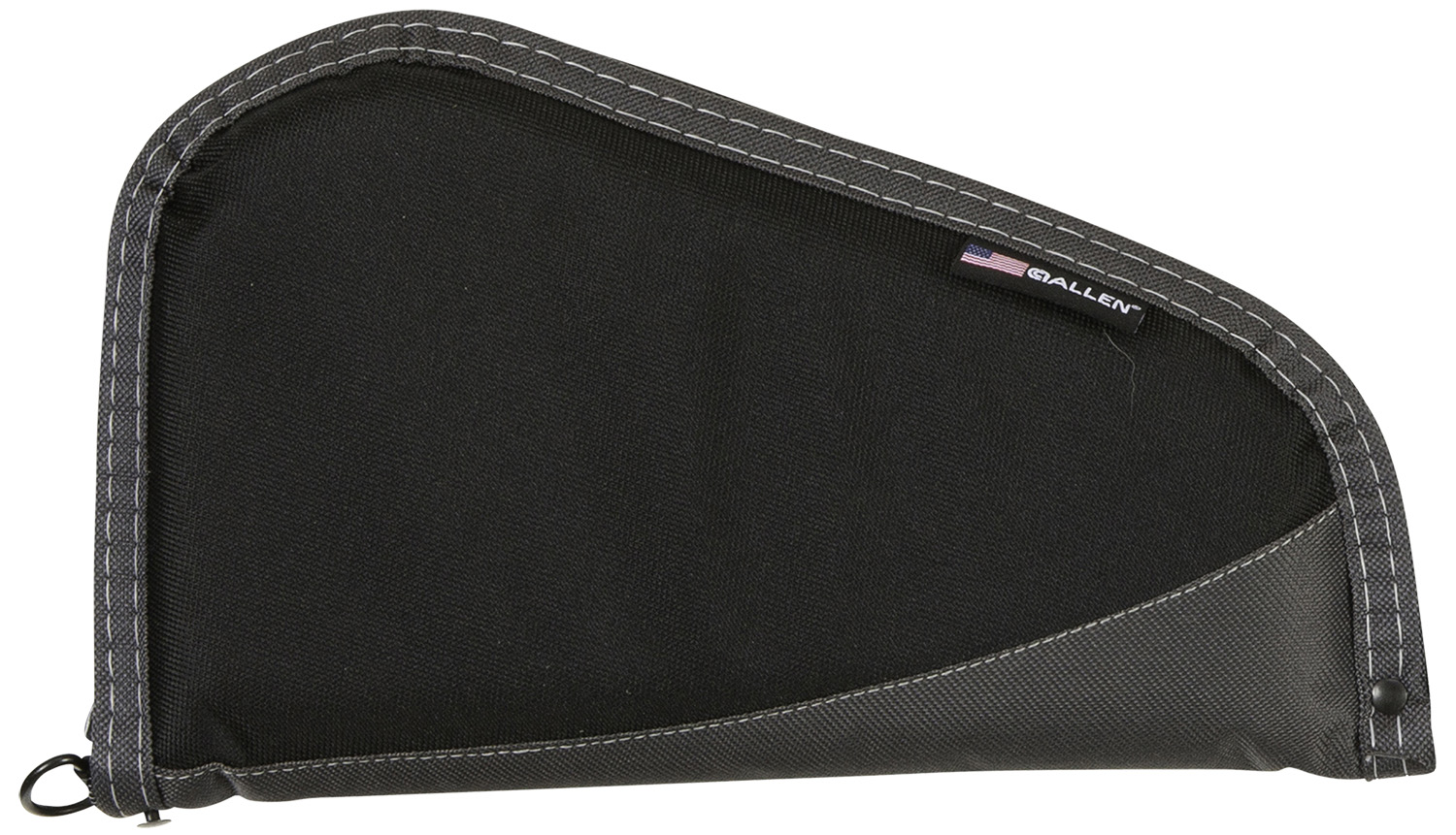 Allen 44413 Deluxe Handgun Case Black W/Gray Trim Foam Padding 444-13