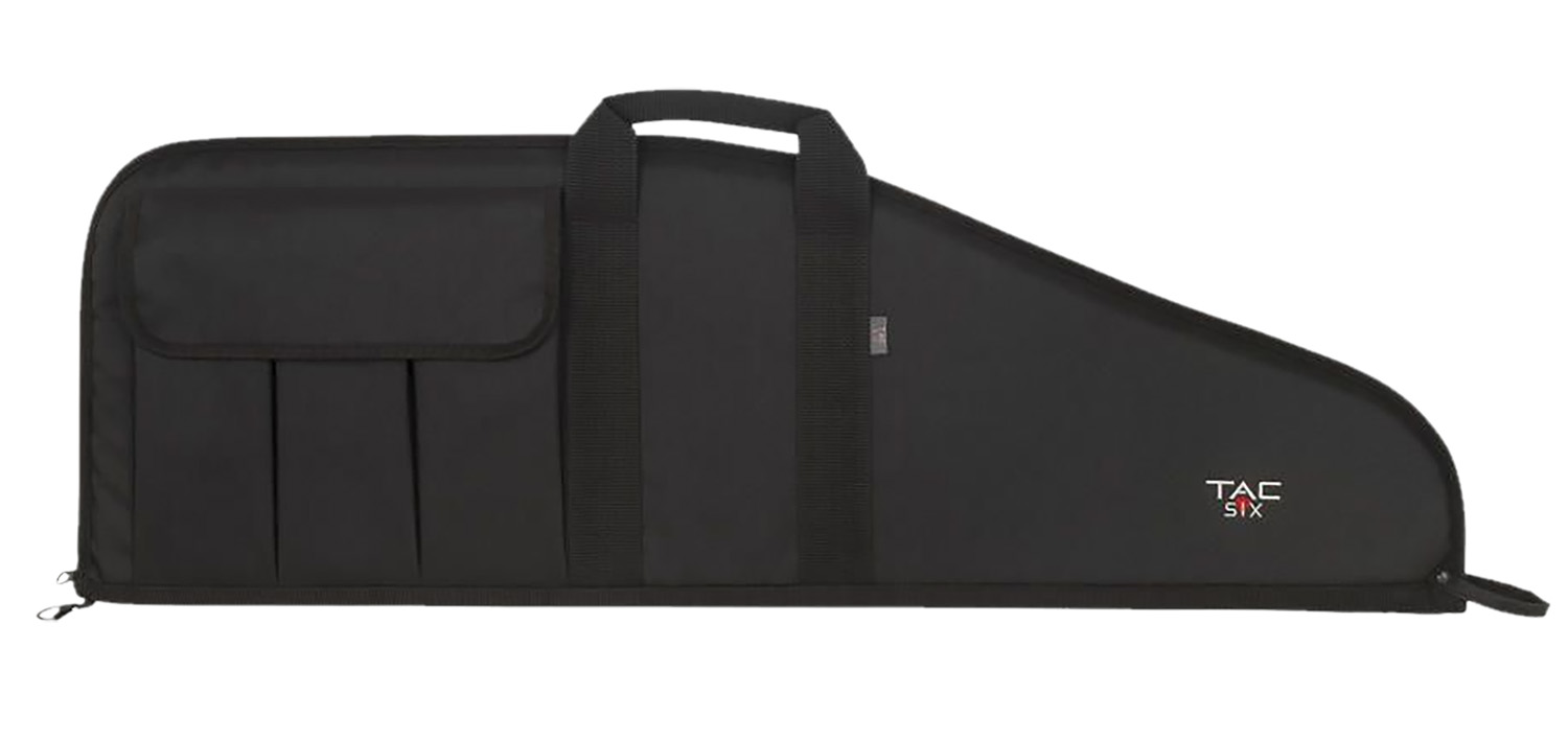 Tac Six 1080 Engage Tactical Rifle Case 38 Black Endura w/ D-Ring & Foam Padding