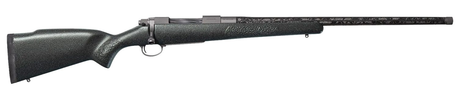 Nosler M48 Mountain Carbon Rifle: Ultra-Light, Sub-MOA, .30 Caliber, 24" Carbon Fiber Threaded Barrel, 3-Round Capacity, Green Carbon Fiber Stock, Gray Cerakote Finish
