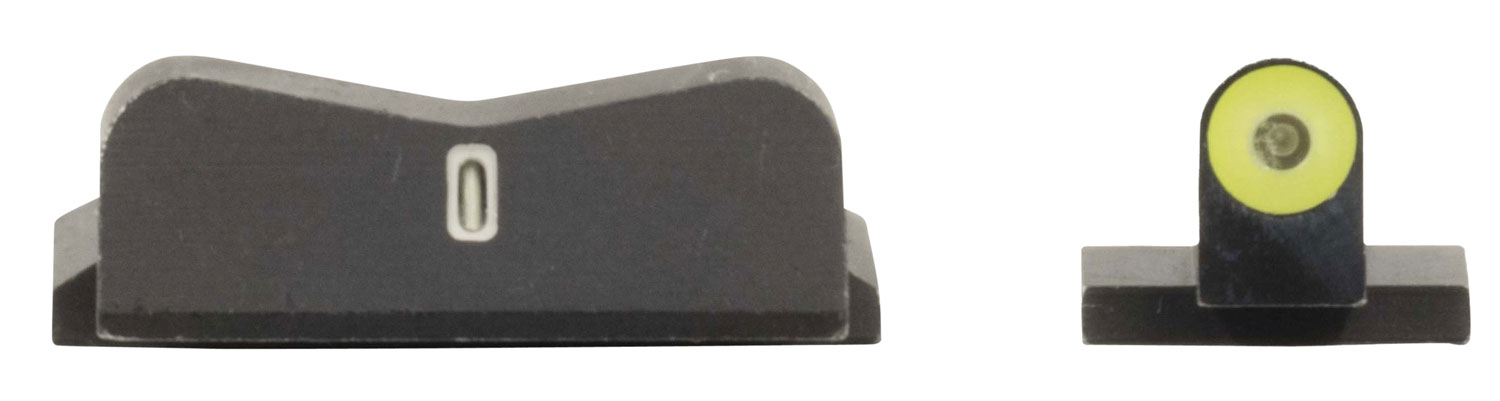 XS Sights SW0029S5Y DXT2 Big Dot Night Sights for S&W M&P Black/Green - XS Sight Systems - CNC MACHINED STEEL