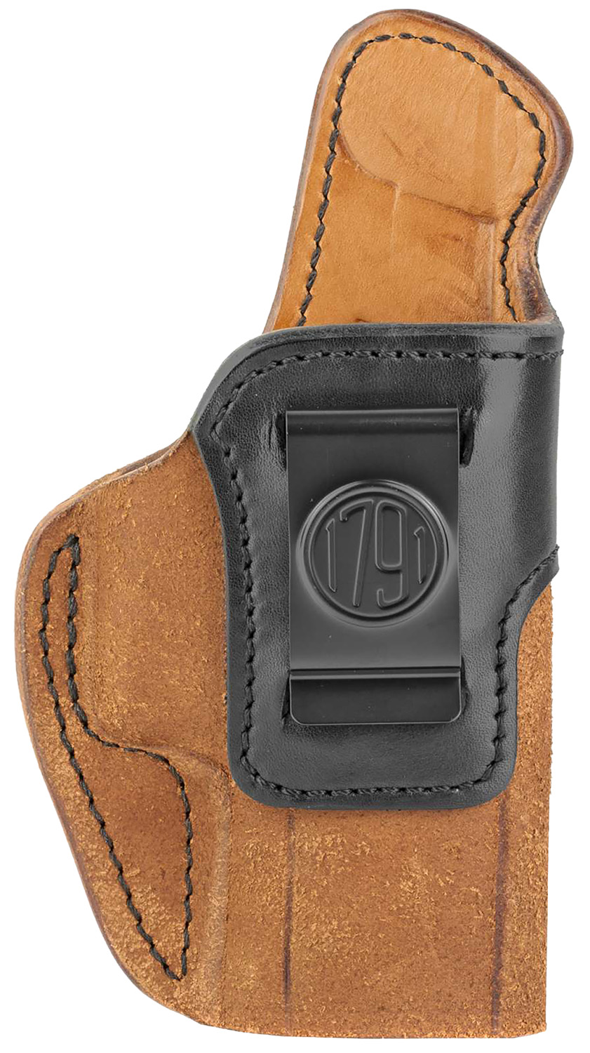 1791 Gunleather RCH-5-BLB-R Rigid Holster Brown/Black RH Size 5 IWB