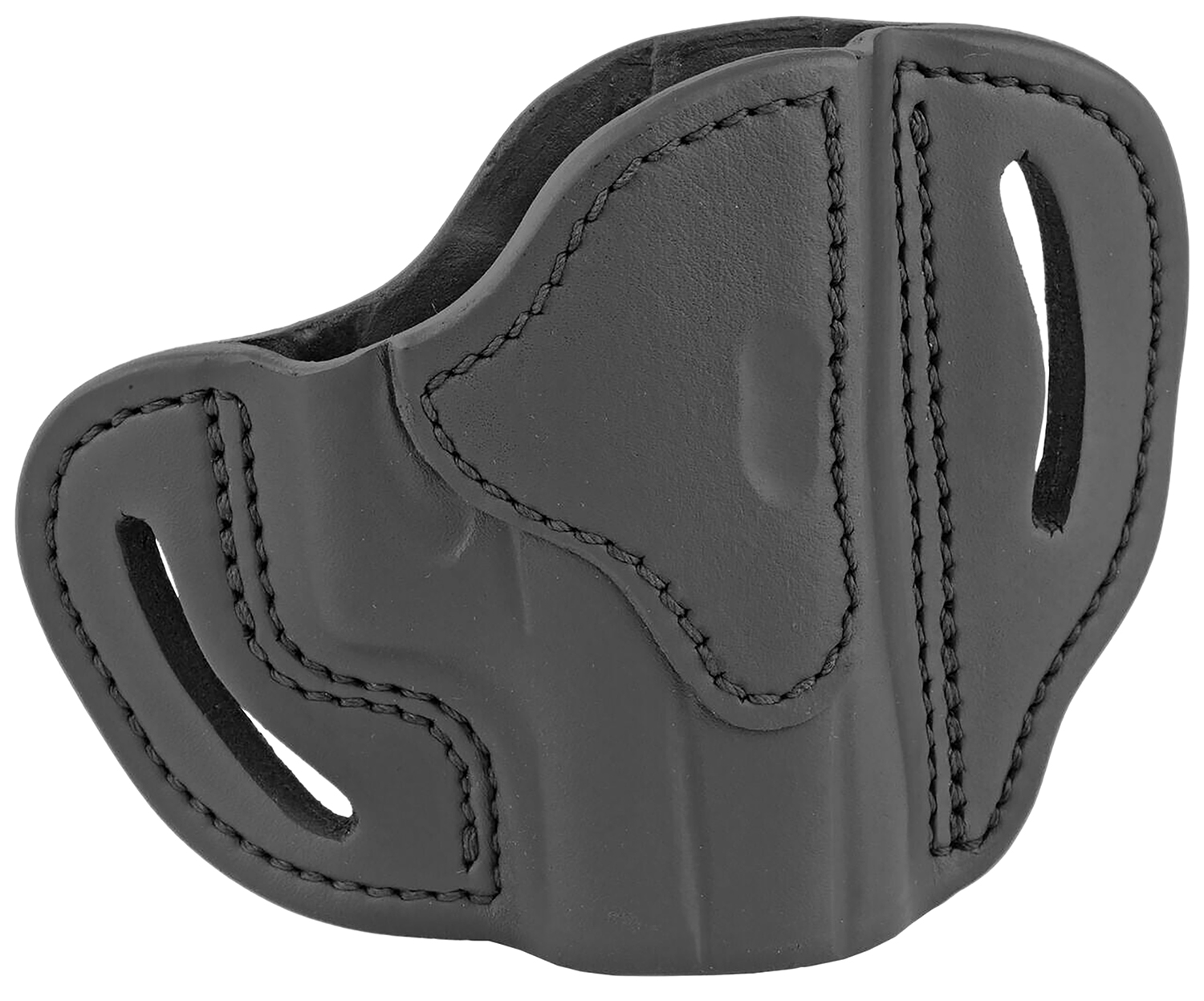 1791 Gunleather BHC-SBL-R Compact Belt Holster Stealth Black RH OWB - 1791 Gunleather - STEALTH BLACK