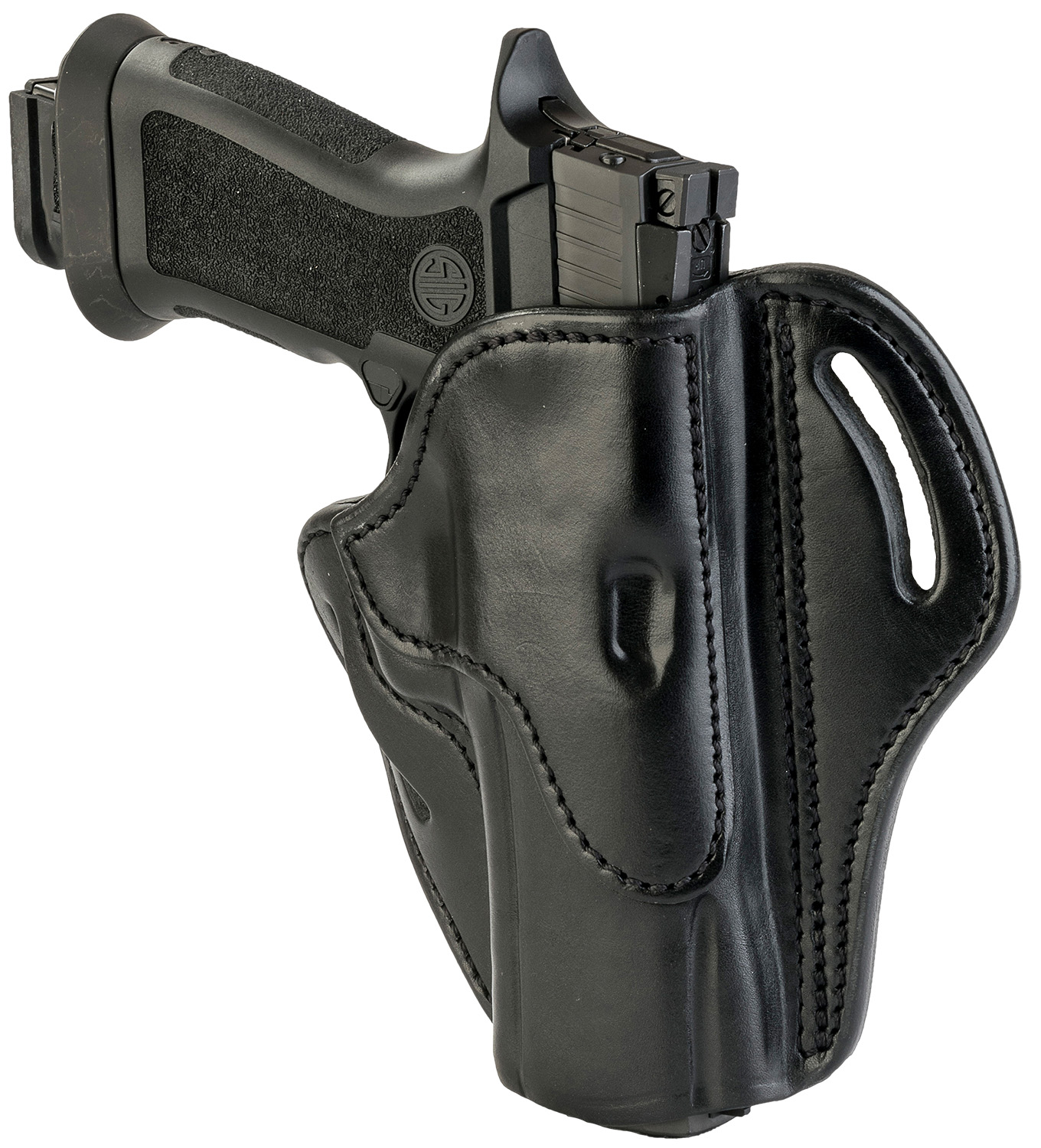 1791 Gunleather BH24SBLR Stealth Black Leather OWB Holster for Walther PPQ - 1791 Gunleather - STEALTH BLACK
