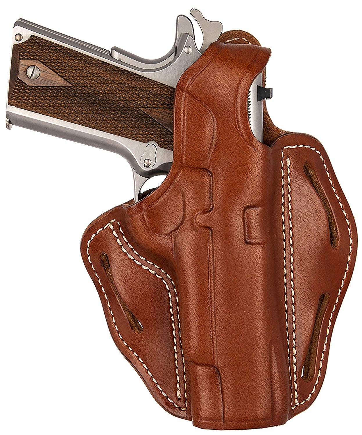 1791 Gunleather BHX1CLCBRR BHX OWB 01 Classic Brown Leather Belt Slide... - 1791 Gunleather - CLASSIC BROWN