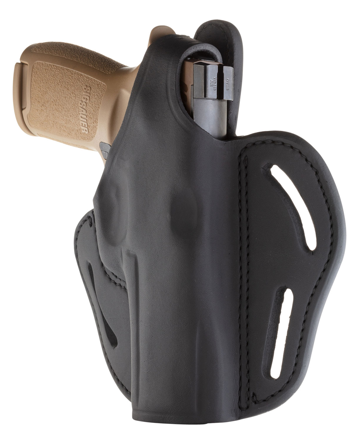 1791 Gunleather BHX5SBLR BHX OWB 05 Stealth Black Leather Belt Slide...