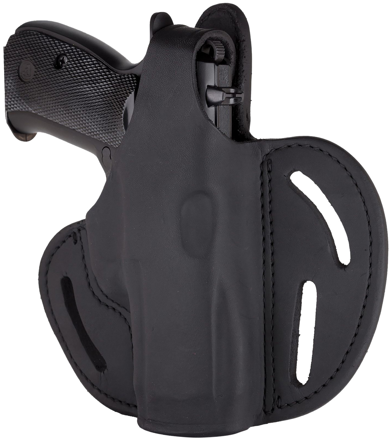 1791 Gunleather BHX5SSBLR BHX OWB 05S Stealth Black Leather Belt Slide...