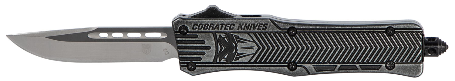 CobraTec SSWCTK1SDNS CTK-1 Small 2.75" OTF D2 Blade Black Handle - CobraTec Knives - DROP POINT for sale at TheGunDock