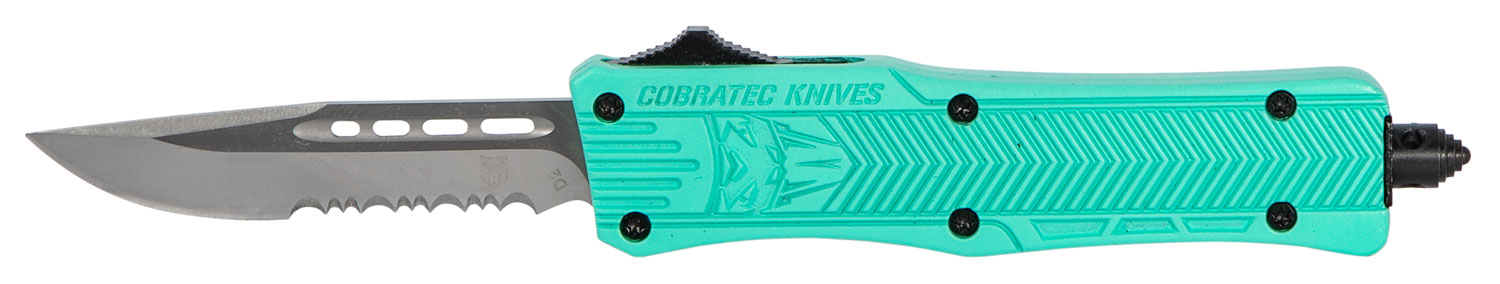 CobraTec STFCTK1SDS CTK-1 2.75" D2 OTF Knife Tiffany Blue Handle