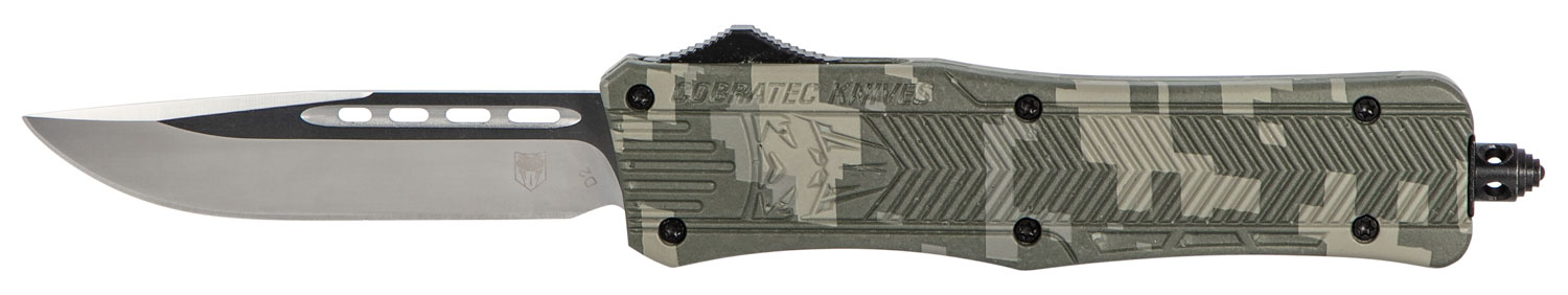 CobraTec MADCCTK1MDNS CTK-1 Medium 3" D2 Steel OTF Knife Army DigiCamo
