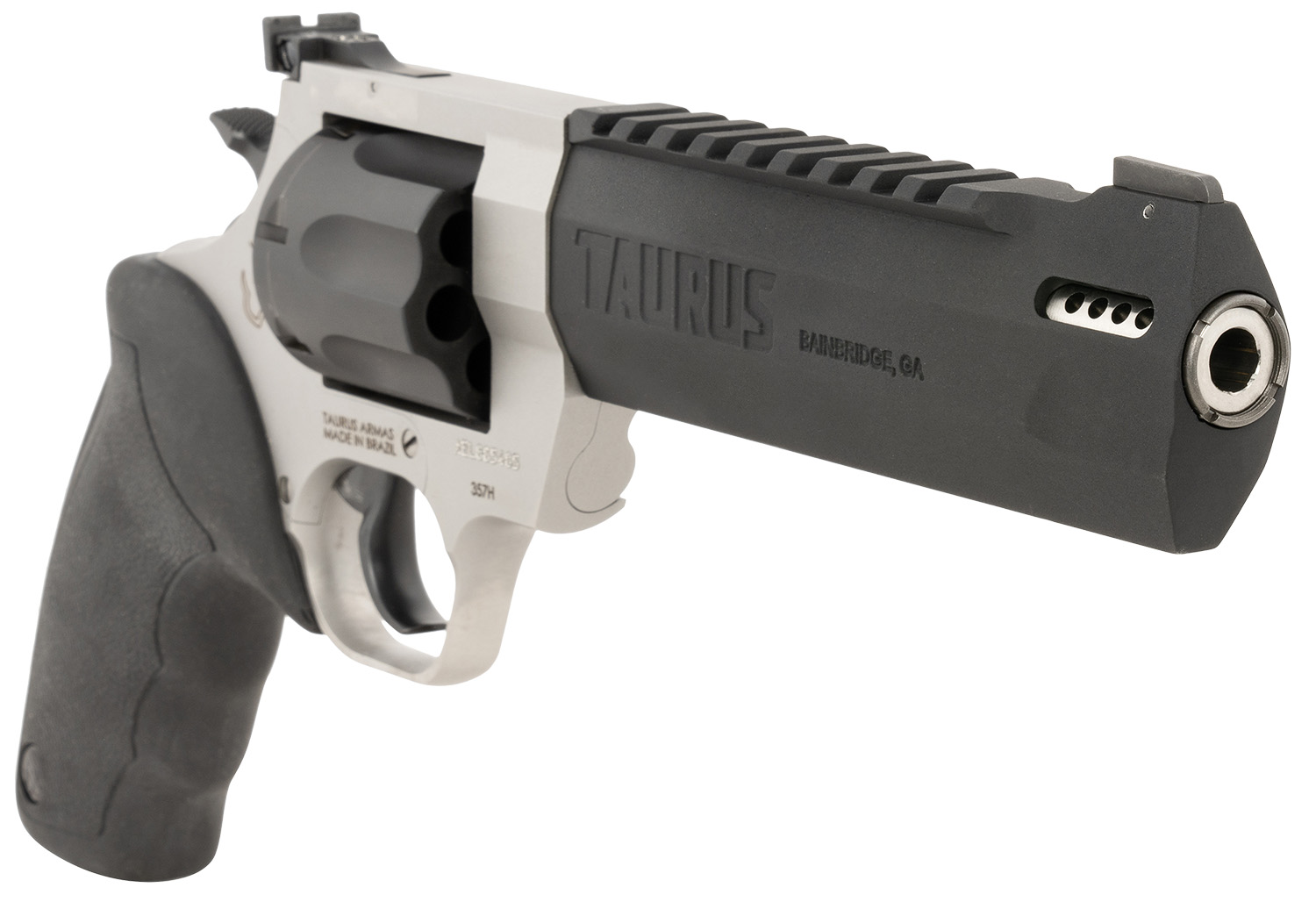 Taurus Raging Hunter 357 6.75 in. Two-Tone 7-Shot Revolver - Superb Hunting and Silhouette Gun 2 Taurus Raging Hunter 357 6.75 in. Two-Tone 7-Shot Revolver - Superb Hunting and Silhouette Gun - Image 2
