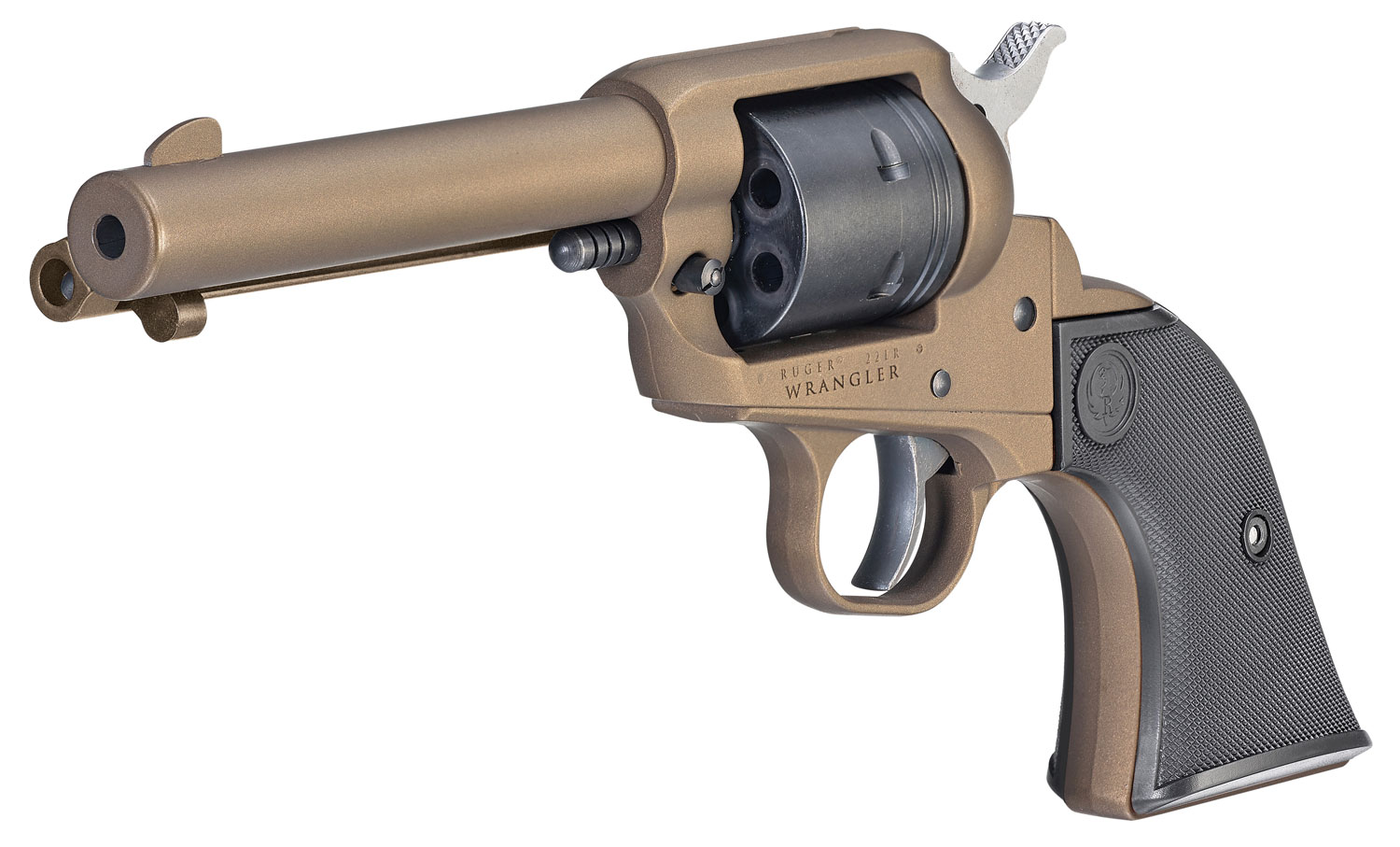 Ruger Wrangler Burnt Bronze 22 LR Revolver 4.62 in. 6-Shot - Superb Single Action 3 Ruger Wrangler Burnt Bronze 22 LR Revolver 4.62 in. 6-Shot - Superb Single Action - Image 3
