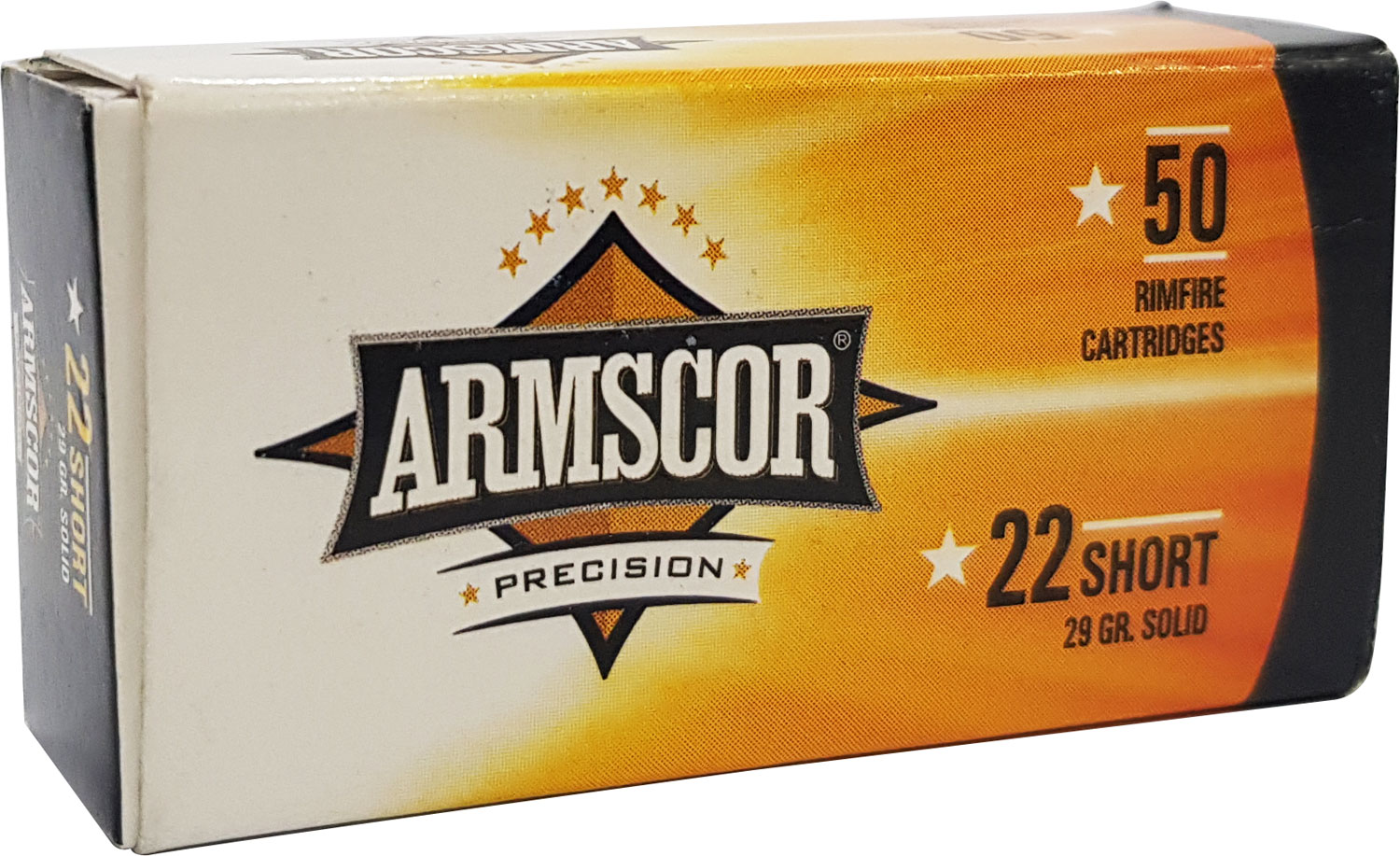 Armscor Rimfire Ammo 22 Short Copper Plated 29 Grain 50 Rounds