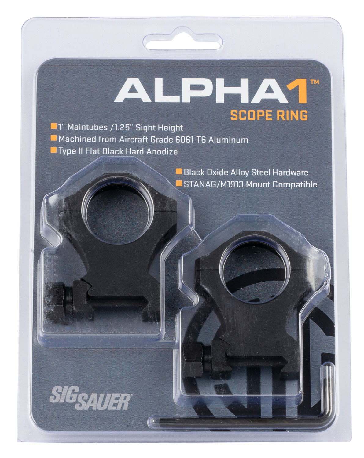 Sig Sauer Electro-optics Soa10022 Alpha 1 Matte Black 1