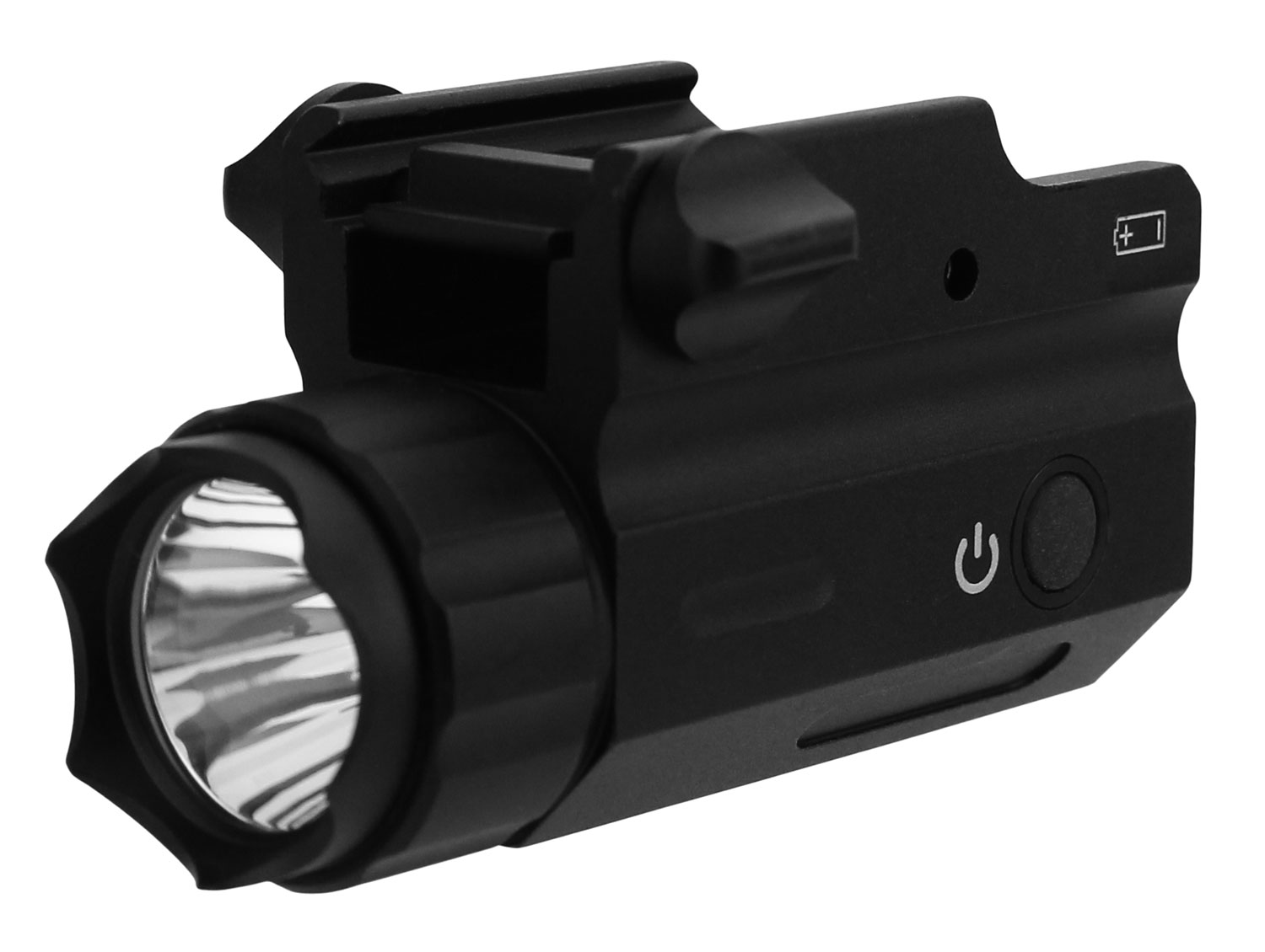 TacFire FLP360C 360 Lumen Compact Pistol Flashlight Black CREE LED