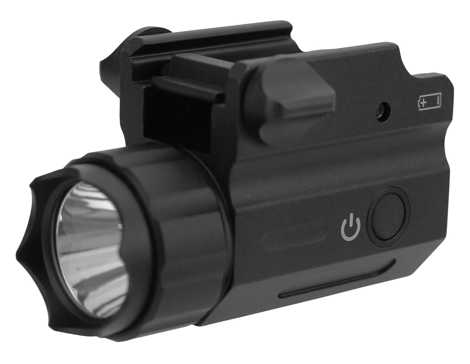 TacFire FLP360F 360 Lumen Pistol Flashlight Black CREE LED T6 Aluminum