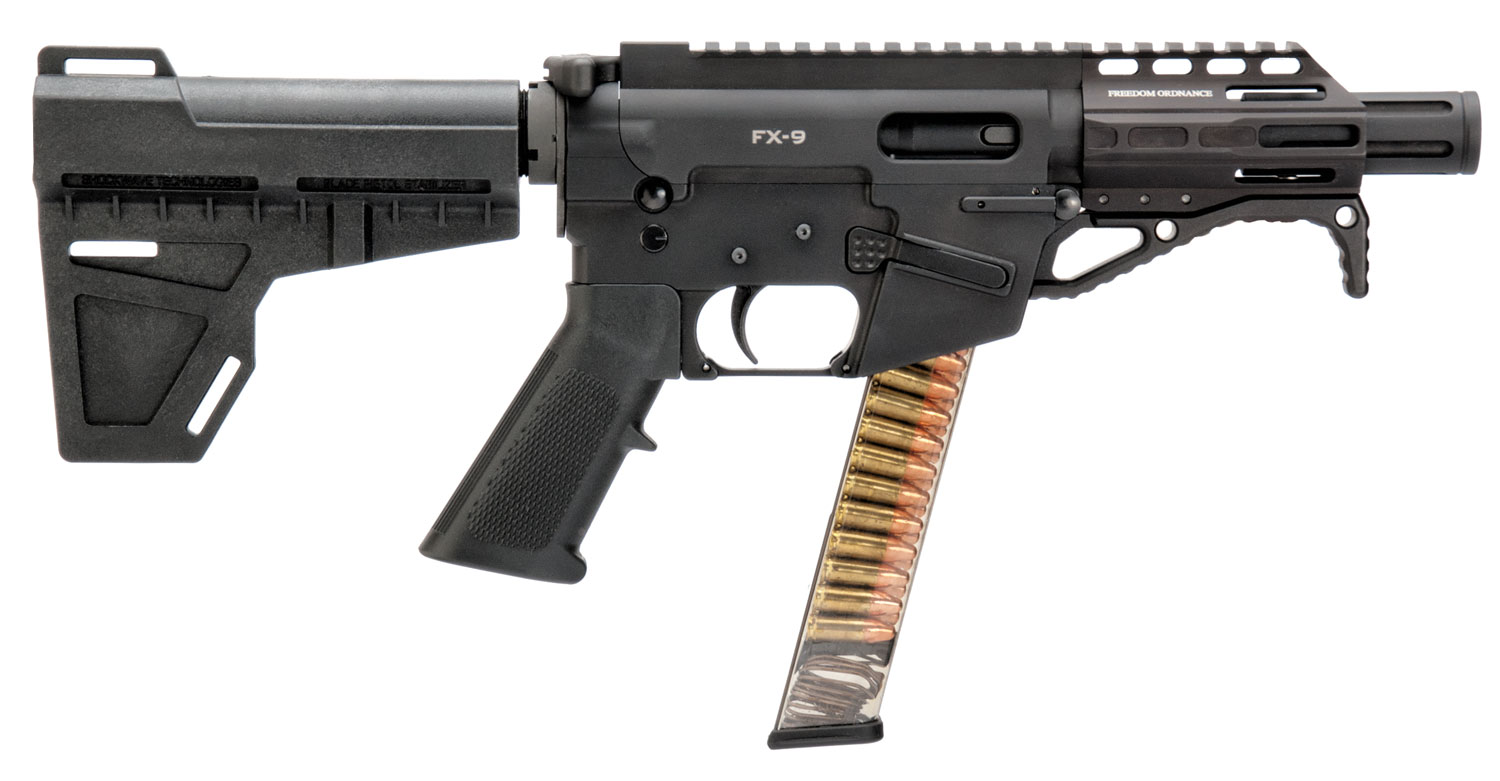 FREEDOM ORDNANCE FX-9 9mm 4.50" 31rd KAK Pistol Brace Semi-Auto Pistol