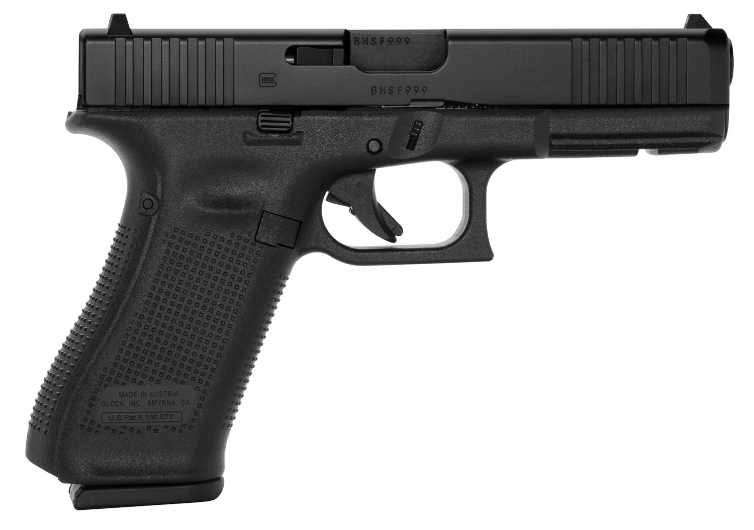 Glock PA175S201 G17 Gen5 Full Size 9mm Luger 10+1 4.49" Black GMB...-img-0