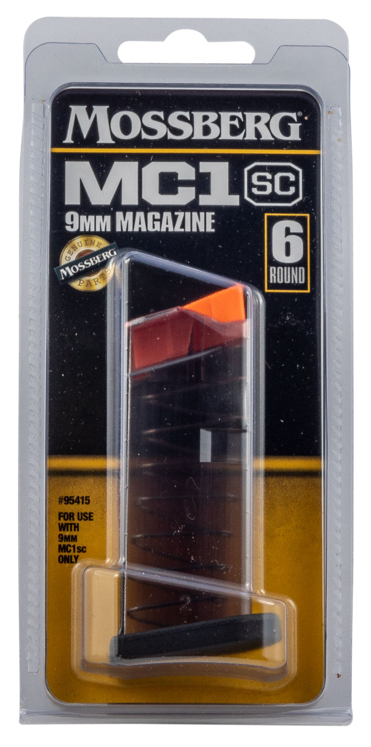 Mossberg 95415 OEM Clear Magazine 6rd 9mm Luger for Mossberg MC1sc-img-0