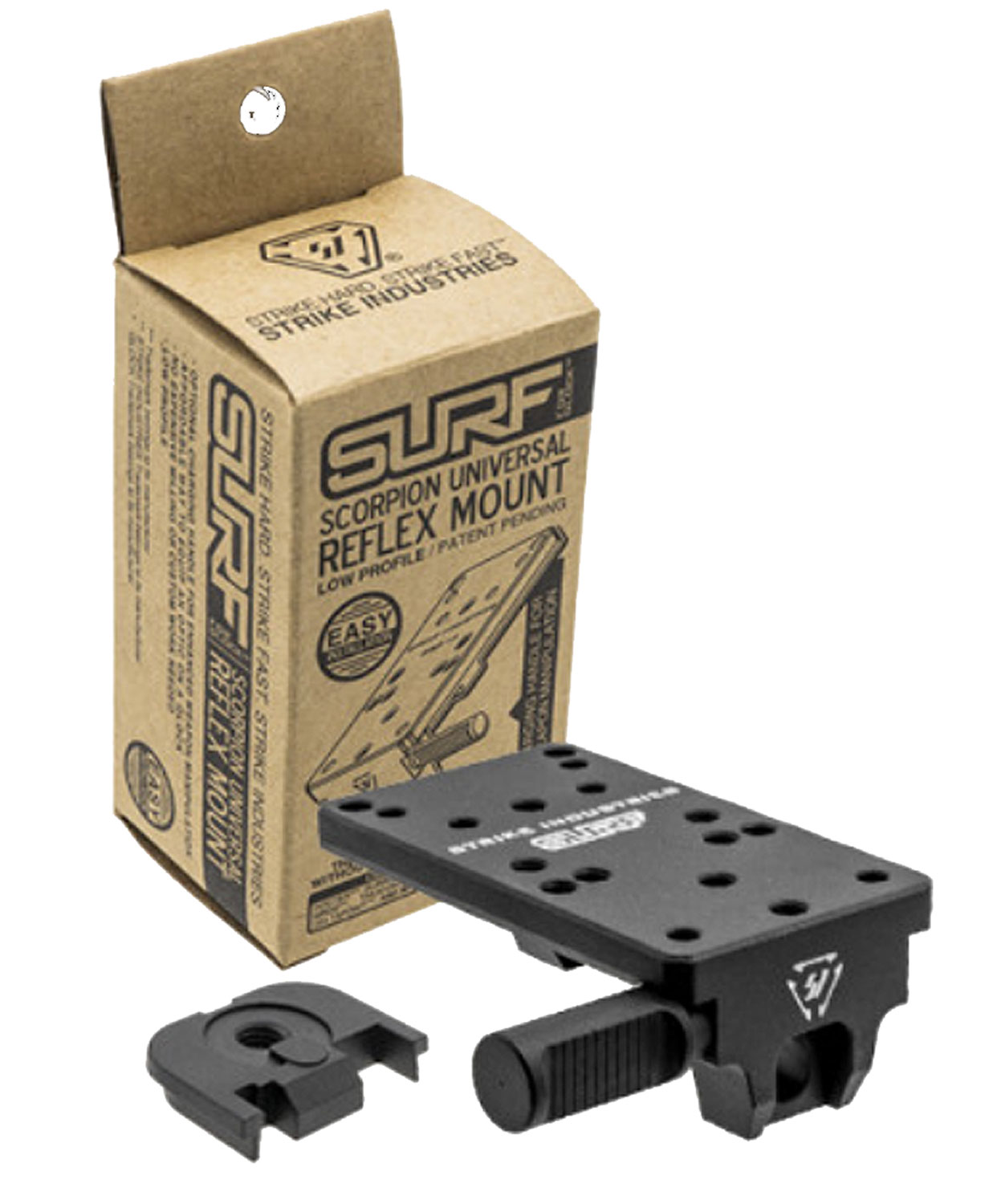 Strike Industries GSURF Scorpion Universal Reflex Mount Black Aluminum