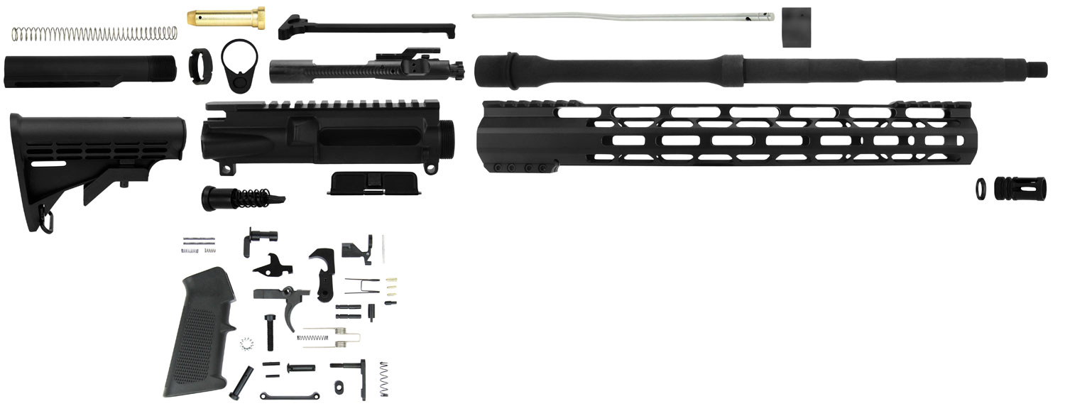 TacFire SSRK556LPK Lower Parts Kit Unassembled Rifle 223 Rem/5.56x45mm...