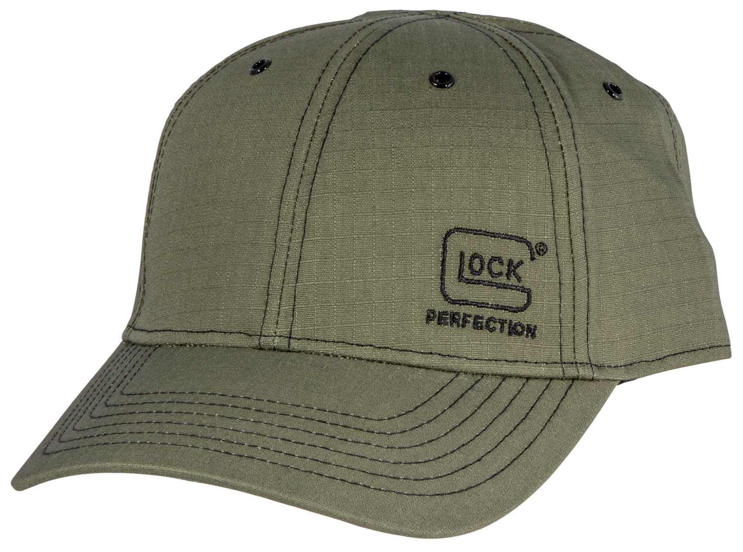 Glock AS10079 1986 Ripstop Olive Hat w/Glock Perfection Logo Adjustable...-img-0
