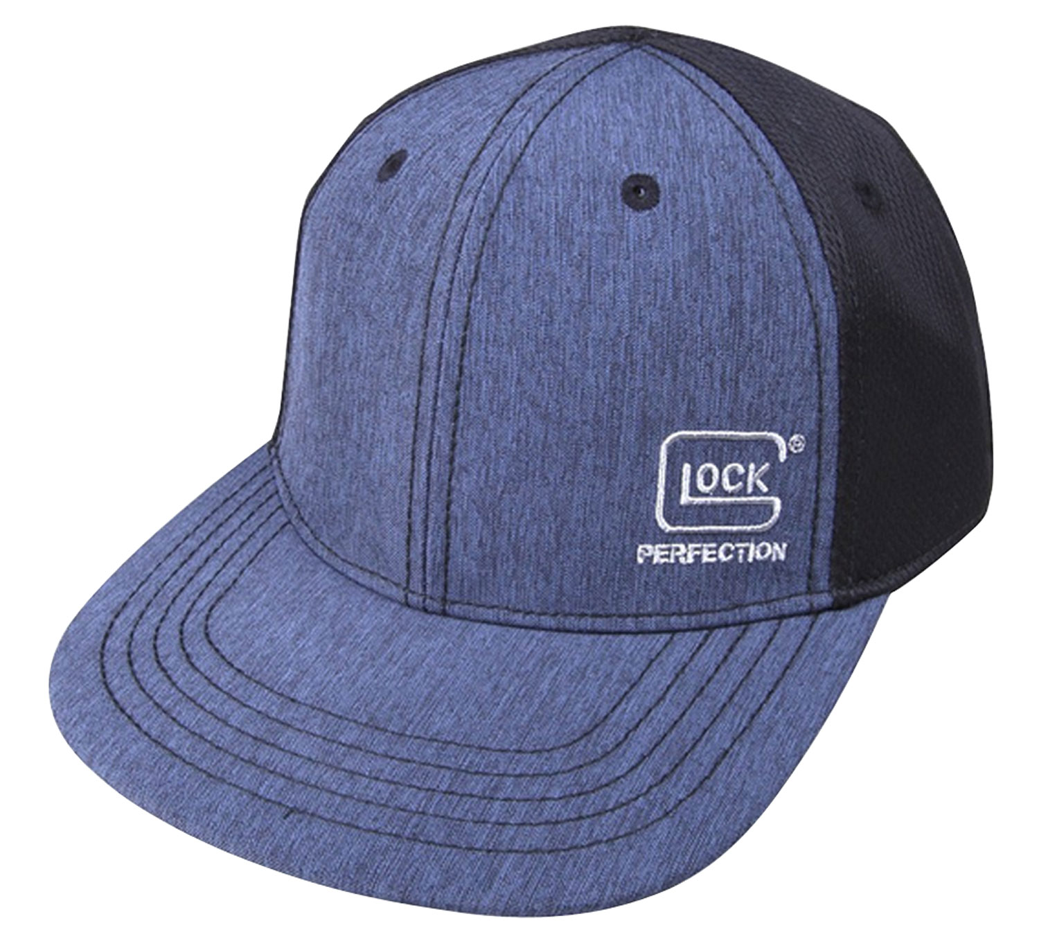 Glock Cap Perfection Pro Curve One Size Fits Most Navy Cotton-img-0