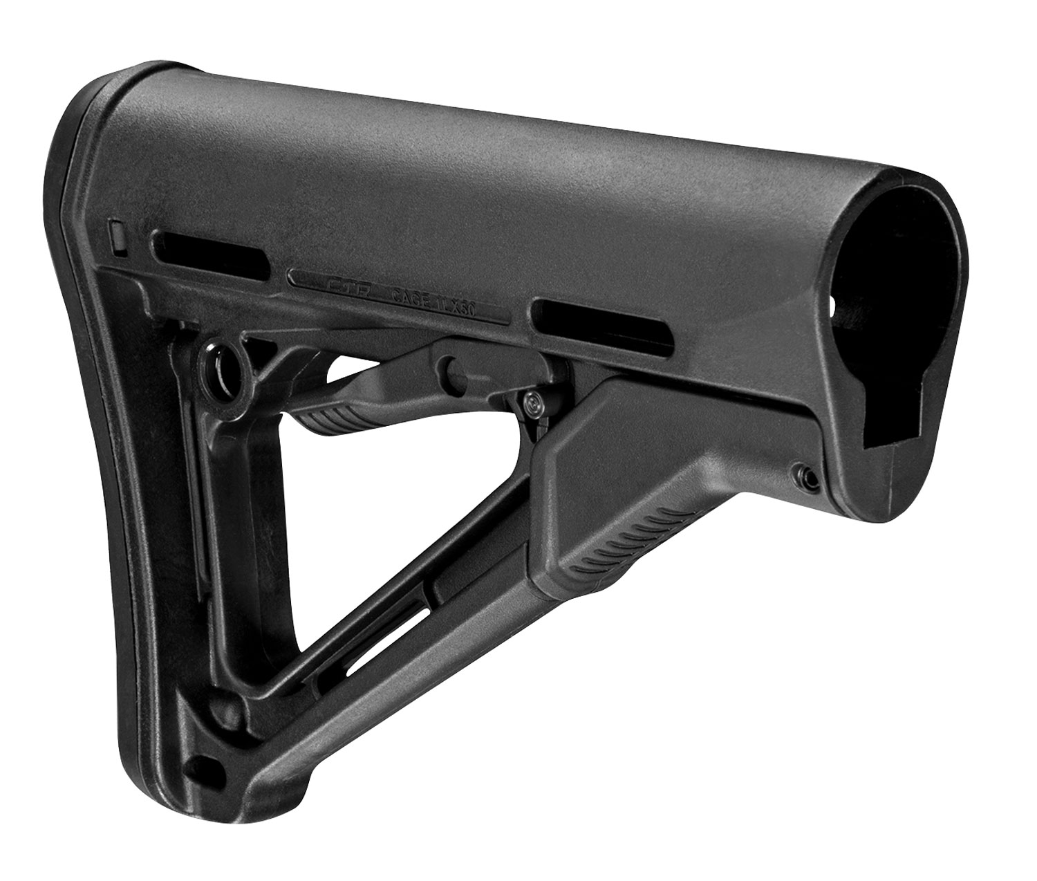 Magpul MAG310-BLK CTR Carbine Stock Black Synthetic for AR-15, M16, M4 with Mil-Spec Tube (Tube Not Included)