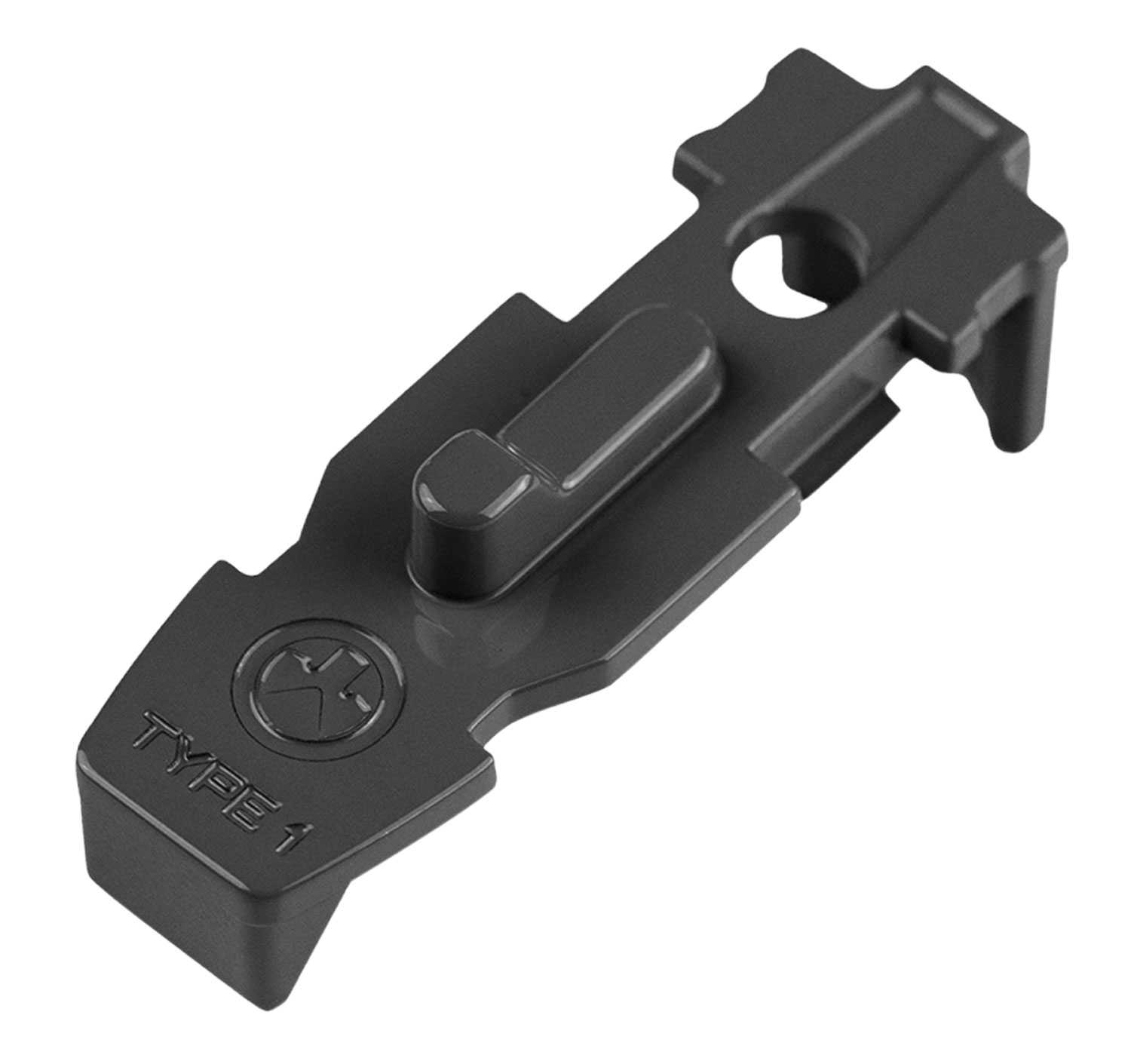 Magpul MAG803-BLK Tactile Lock-Plate Type 1 Made of Polymer w/ Black Finish & 1/8 Single Ridge for PMAG 10/20/30 AR/M4 GEN M3/300 B GEN M3 Floor Plates/5 Per Pack