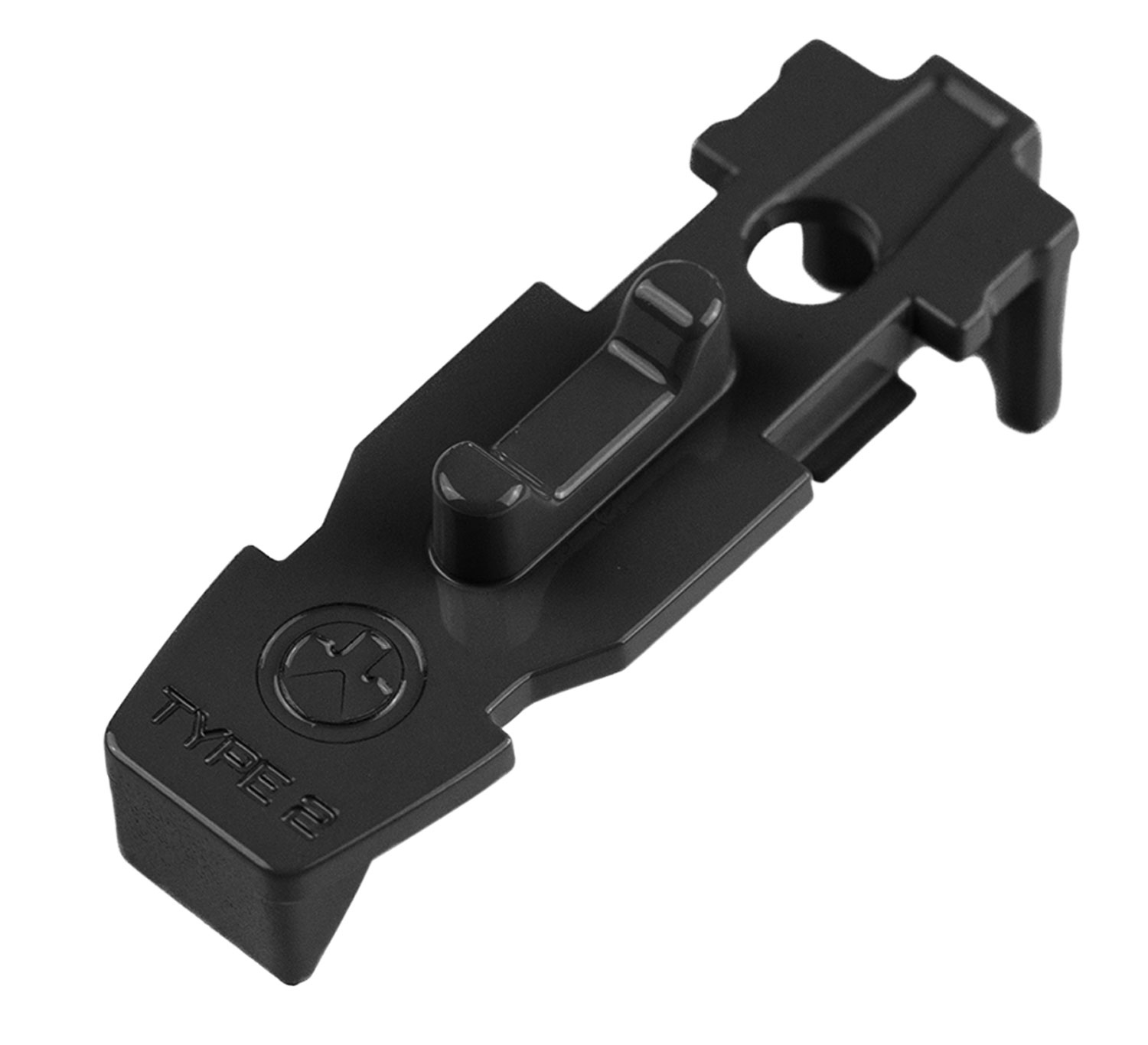 Magpul MAG804-BLK Tactile Lock-Plate Type 2 Made of Polymer w/ Black Finish & 1/8 Double Ridge for PMAG 10/20/30 AR/M4 GEN M3/AR 300 B GEN M3 Floor Plates/5 Per Pack