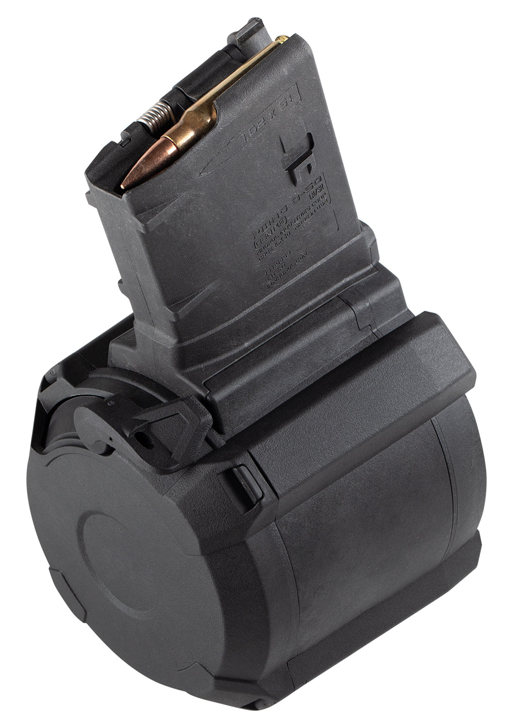 Magpul PMAG D-50 LR/SR Gen M3 308 Win/ 7.62x51mm 50 rd Magazine Polymer - Magpul Industries - 7.62 x 51 NATO