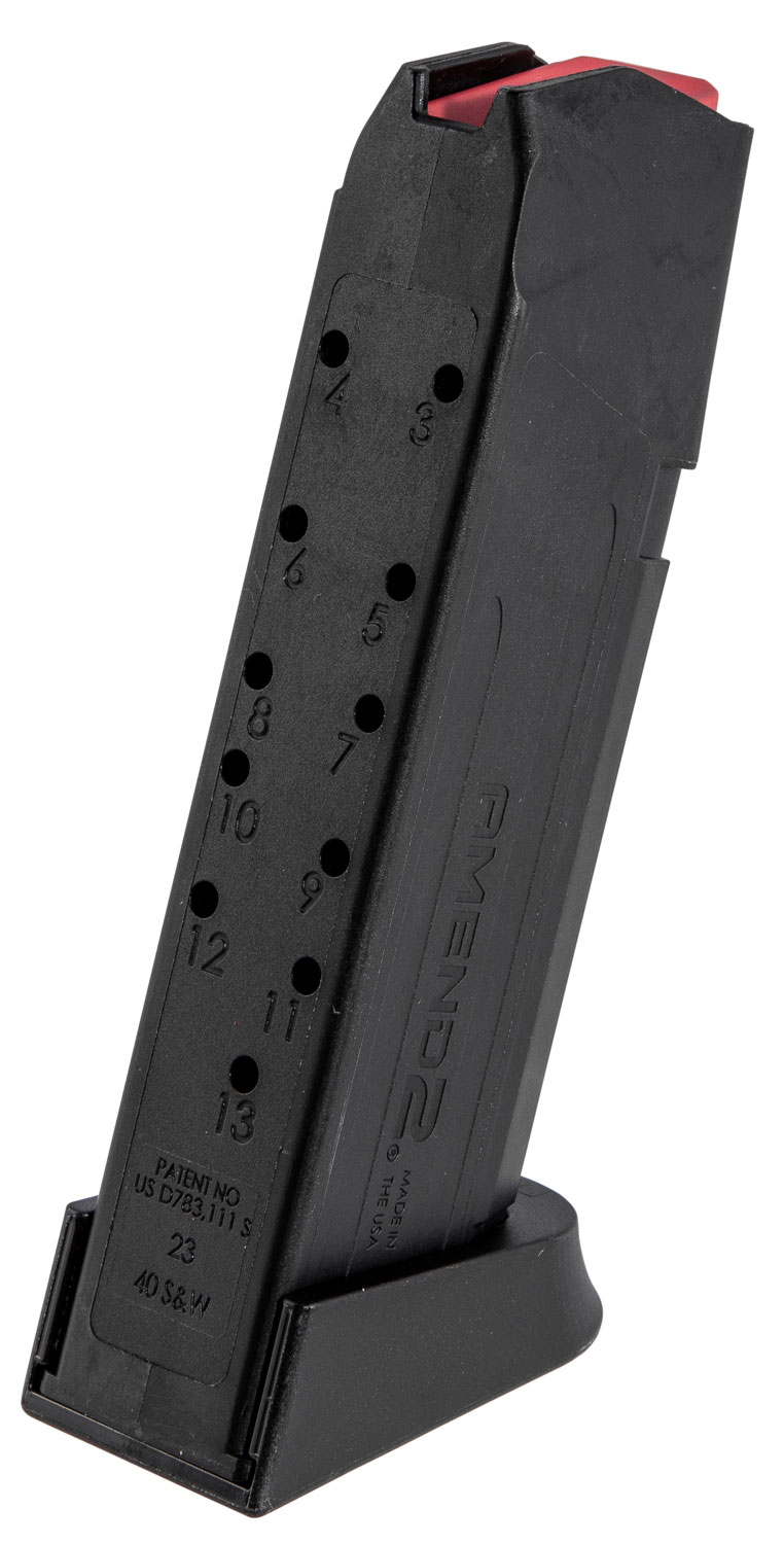 Amend2 A2GLOCK23BLK A2-23 13rd 40 S&W Compatible w/Glock 23 Black Polymer-img-0