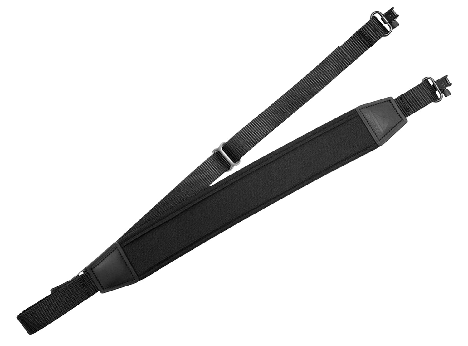 GrovTec GTSL121 FLEX 2" Black Elastic Neoprene Rifle Sling w/Swivels - Grovtec
