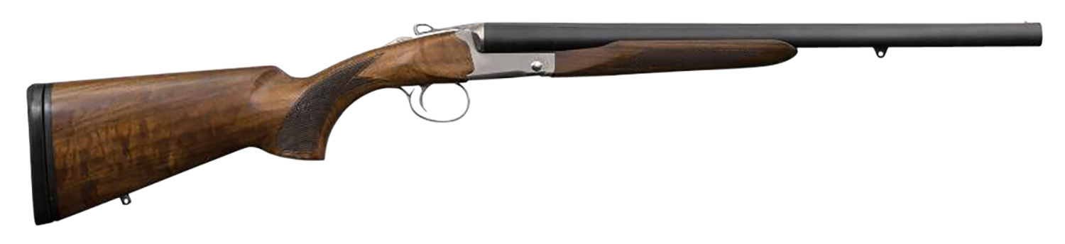 Charles Daly 930114 512T Coach 12 Gauge 2rd 3 20 Matte Blued Steel Side by Side Barrel, Silver Steel Receiver, Oiled Walnut Fixed Checkered Stock & Forend, Includes 5 Choke Tubes